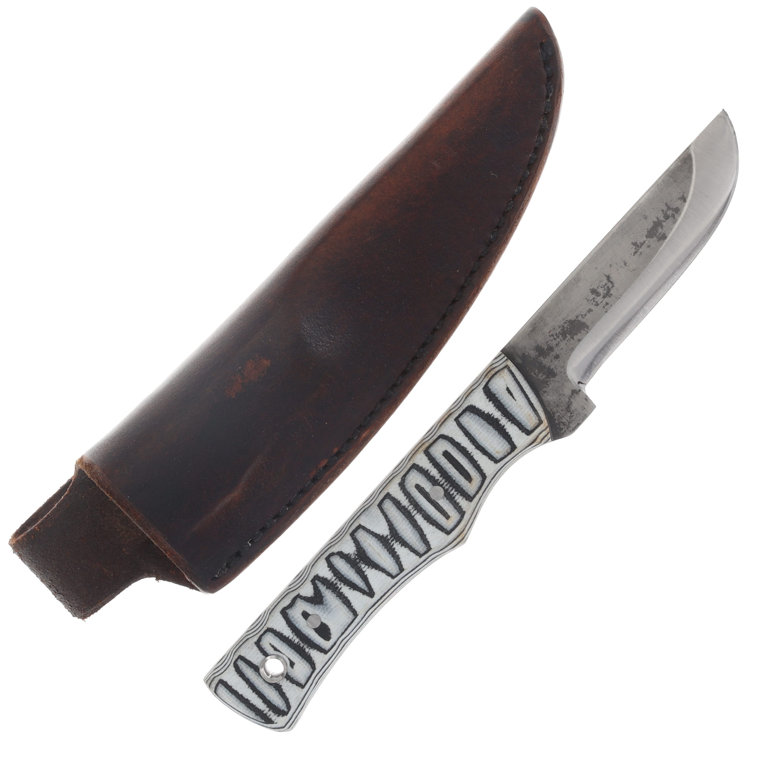 Weatherford Flat Back 1095 7 1/2" Black/White G-10 Handle WKC755 View 1