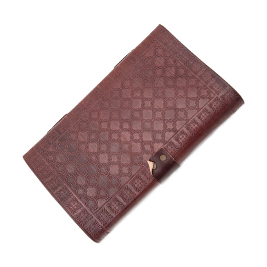 Szco Celtic Trinity Knot Leather Journal View 3