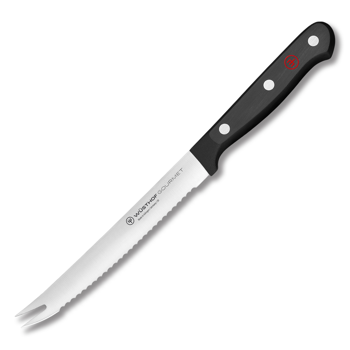 Wusthof Gourmet Tomato Kitchen Knife 5in Serrated Edge 1025046614 View 1