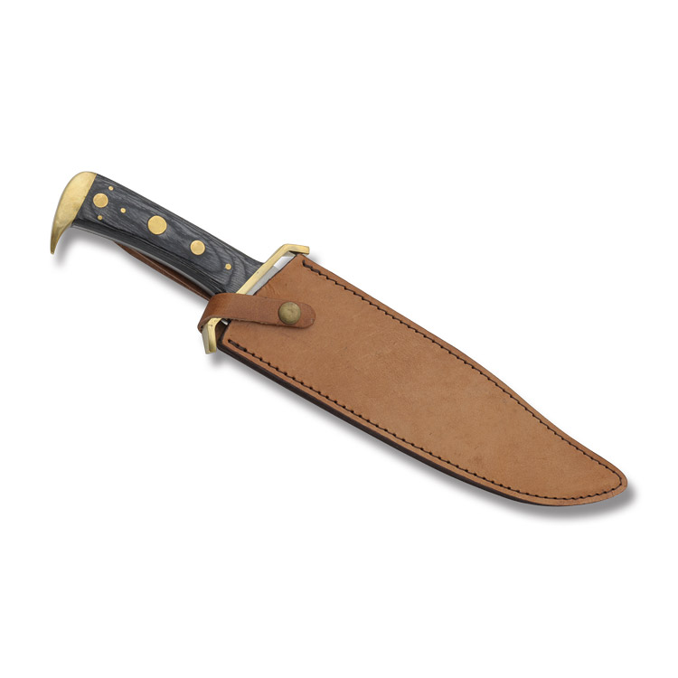 SZCO Supplies Sable Bowie Knife Fixed 11in Blade with Leather Sheath 203349 View 2