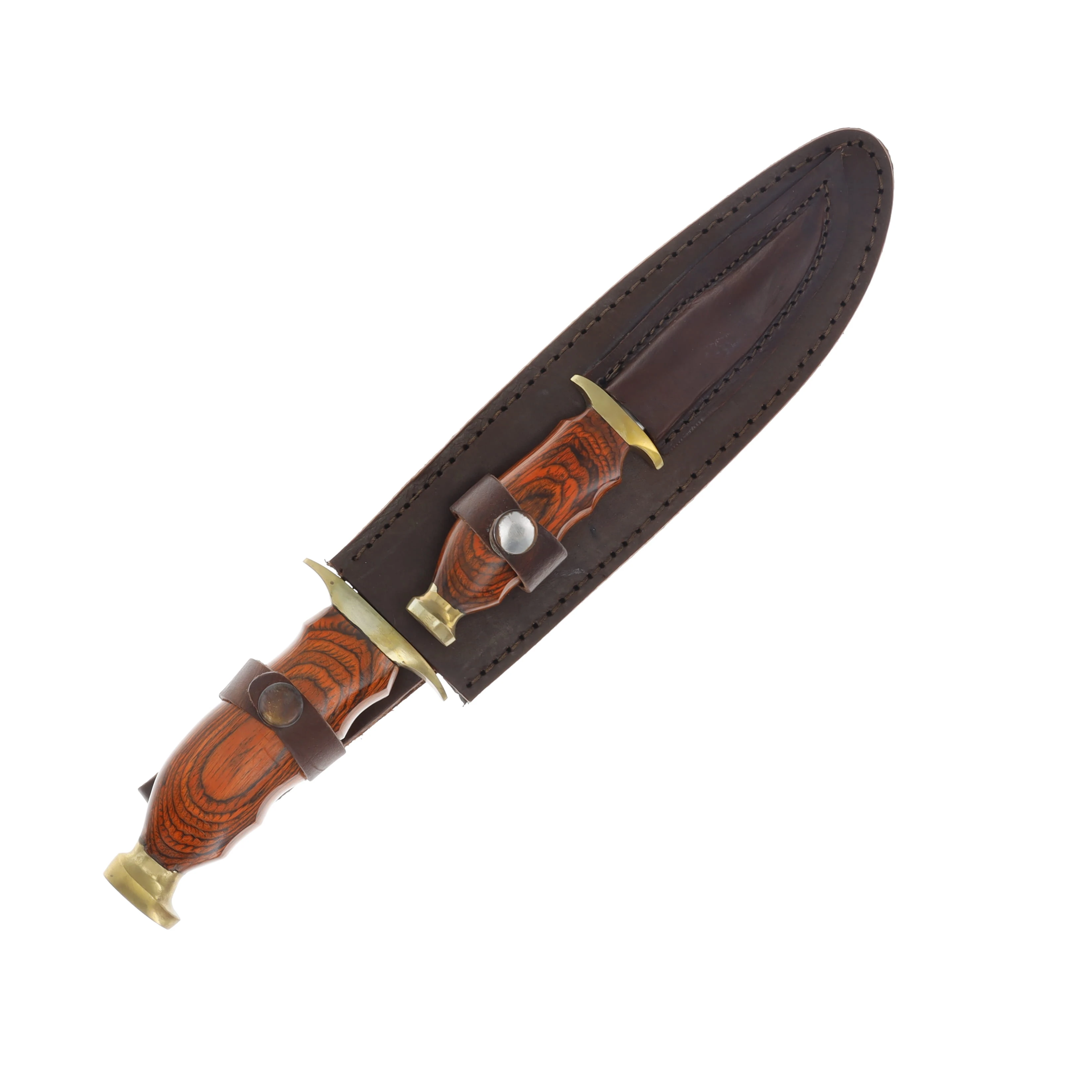 SZCO Supplies Hunting Knife Combo – 2 Fixed Blades with Wood Handles 203192 View 3