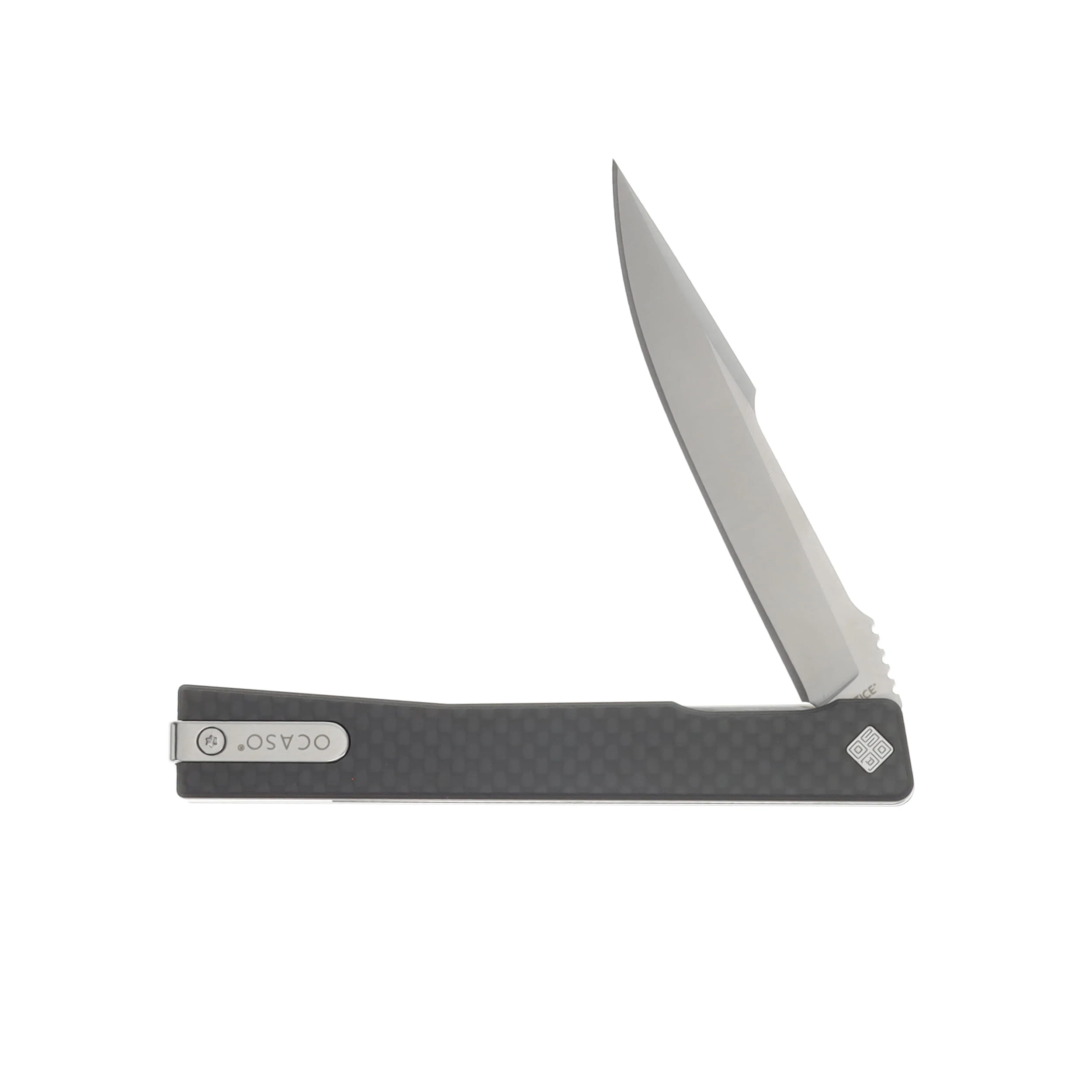 Ocaso Solstice Folding Knife Satin Carbon Fiber 9HFS View 3