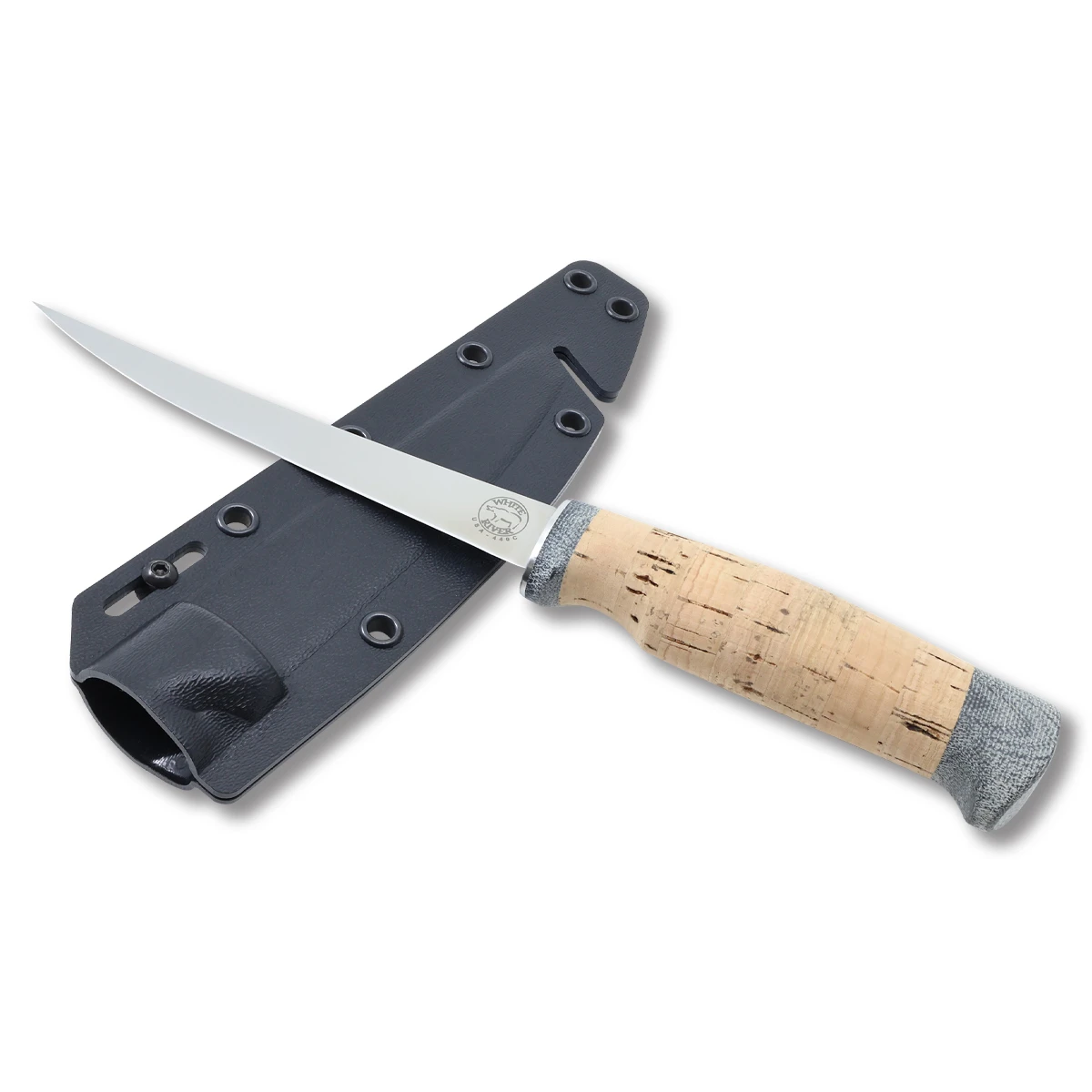 White River Traditional Fixed Blade Fillet Knife 6" Cork WRF6-CRK View 1