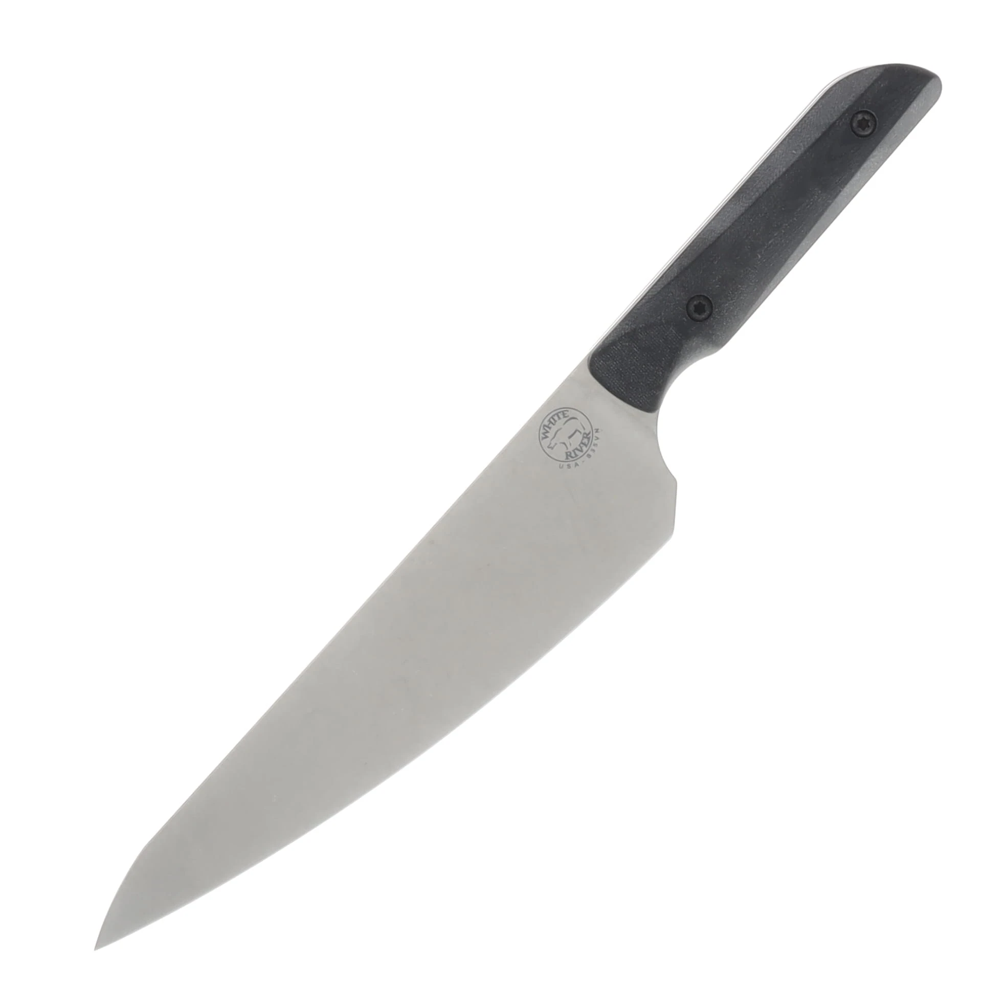 White River Knives Liong Mah 7.5in Chef Knife Black G10 SW Blade WRLMC-GBL View 1