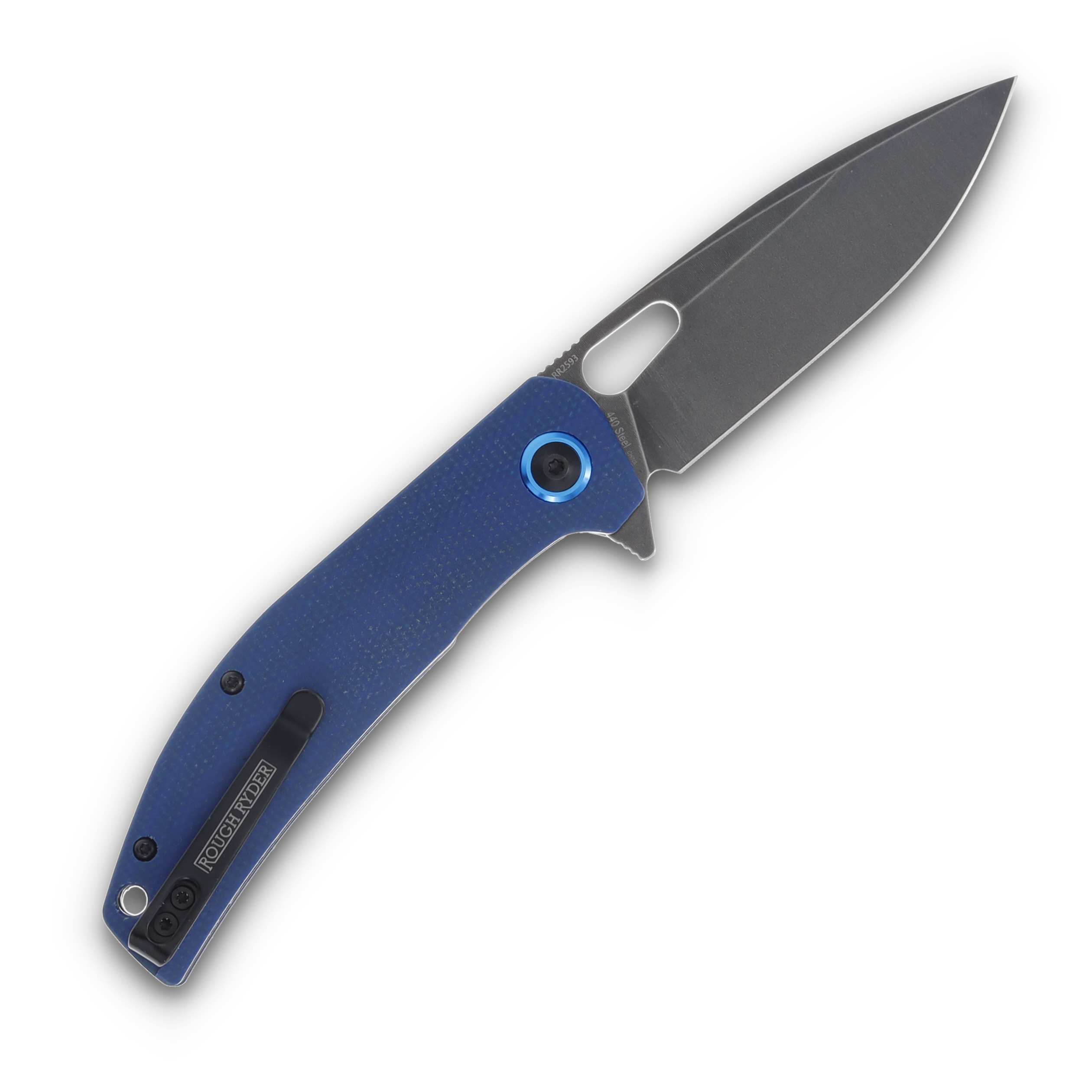 Rough Rider Denim Micarta Folding Knife RR2593 View 2