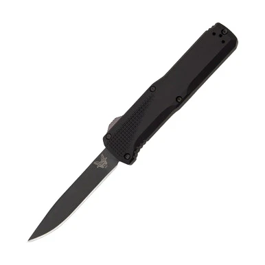 Benchmade 4600DLC Phaeton OTF Auto Knife Black 3.45in Drop Point Blade AUBM4600DLC View 2