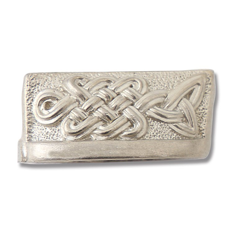 Swan Lake Knives Nickel Silver Celtic Knot Bolster 29MM Model 500613N 500613N View 1