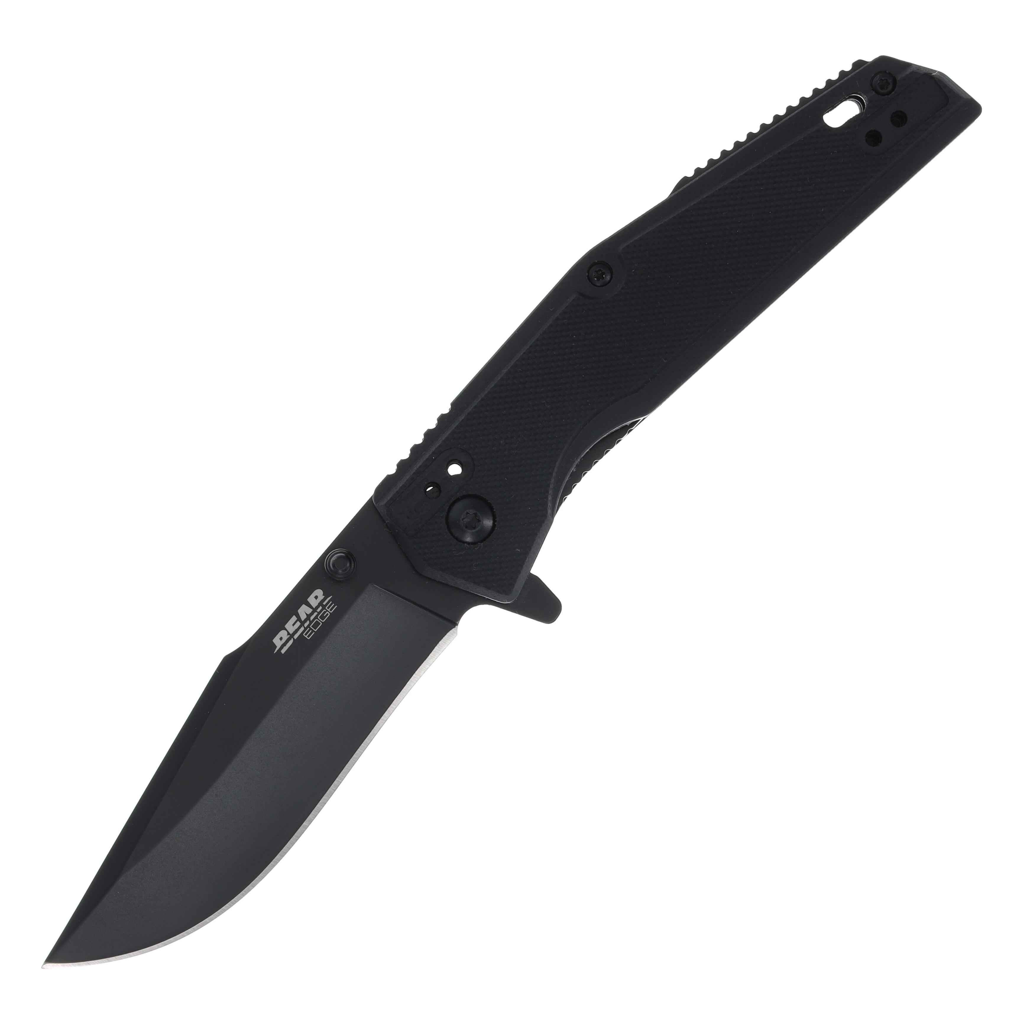 Bear & Son 4.5in Sideliner with Trigger Assisted Clip Blade Folding Knife BR71534 View 1
