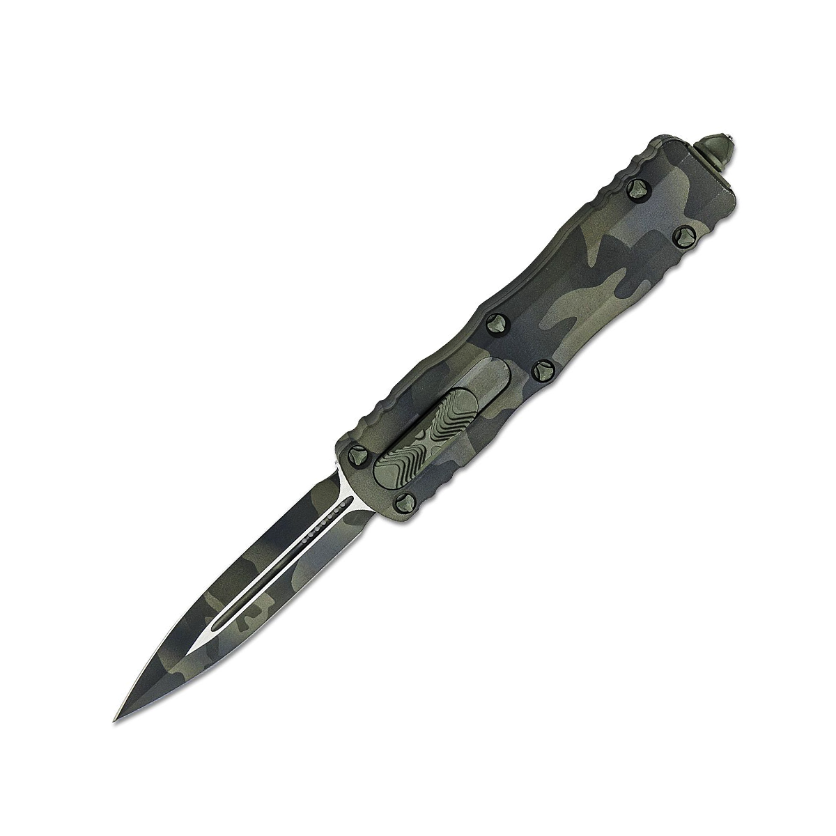Microtech Dirac Dagger OD Green Full Camo AUMT2251OCS View 1