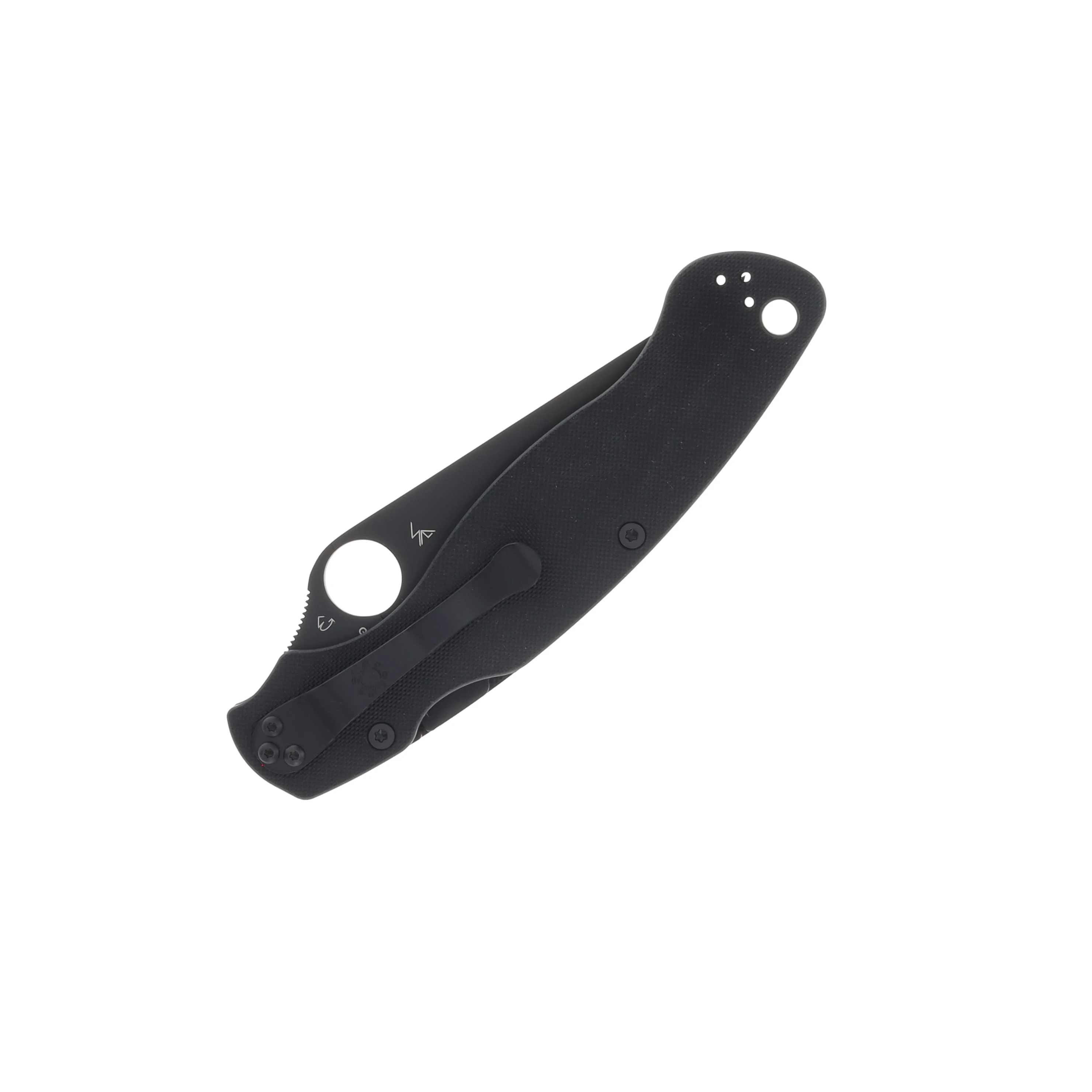 Spyderco Military 2 Folding Knife Black SPC36GPBK2 View 4