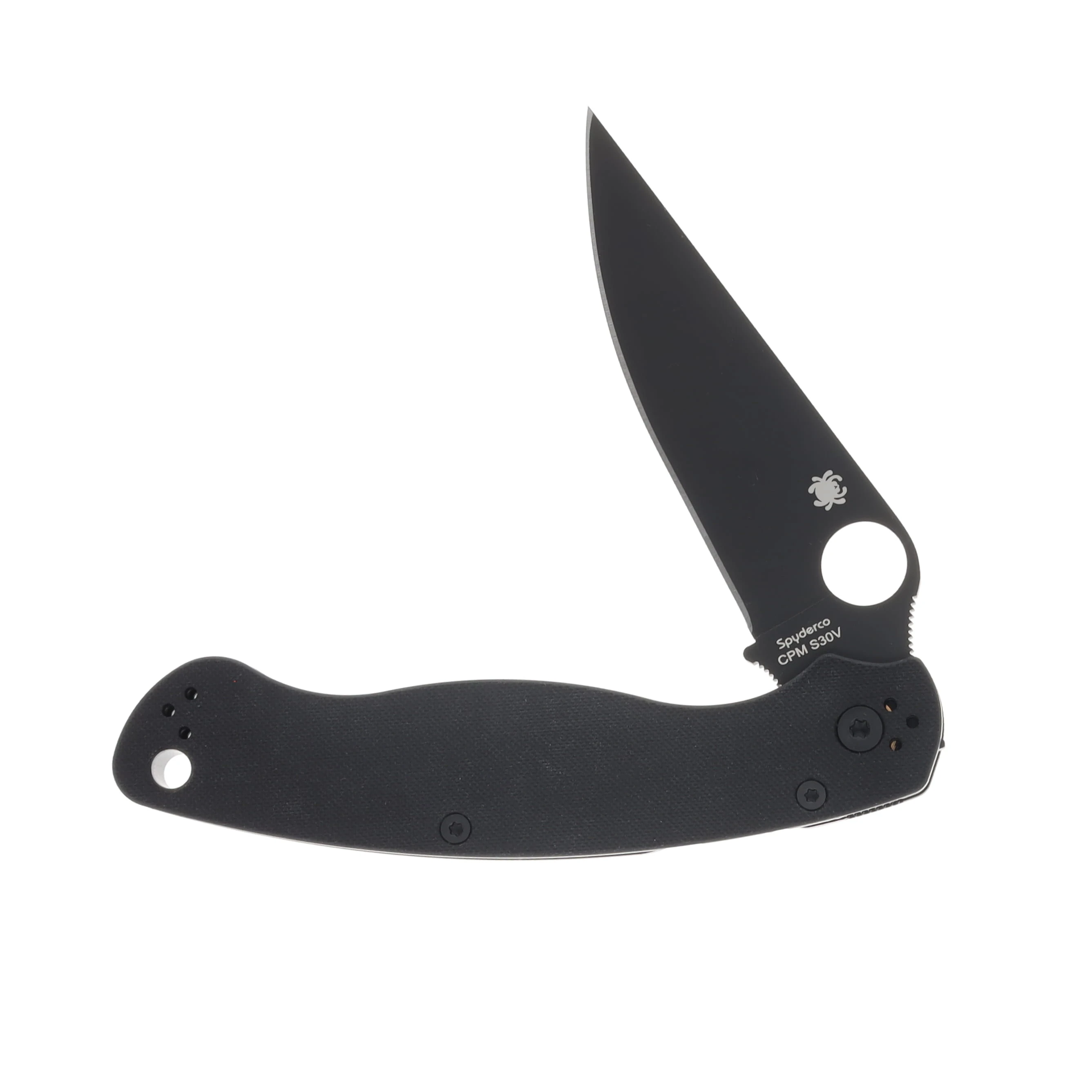 Spyderco Military 2 Folding Knife Black SPC36GPBK2 View 3