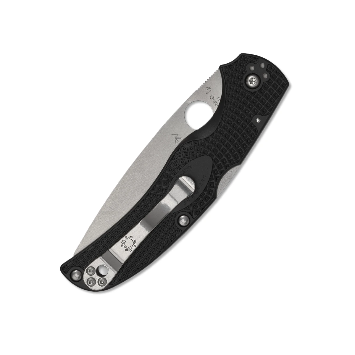 Spyderco Native Chief Lightweight 4.02 Inch Plain Satin Drop Point SPC244PBK View 2