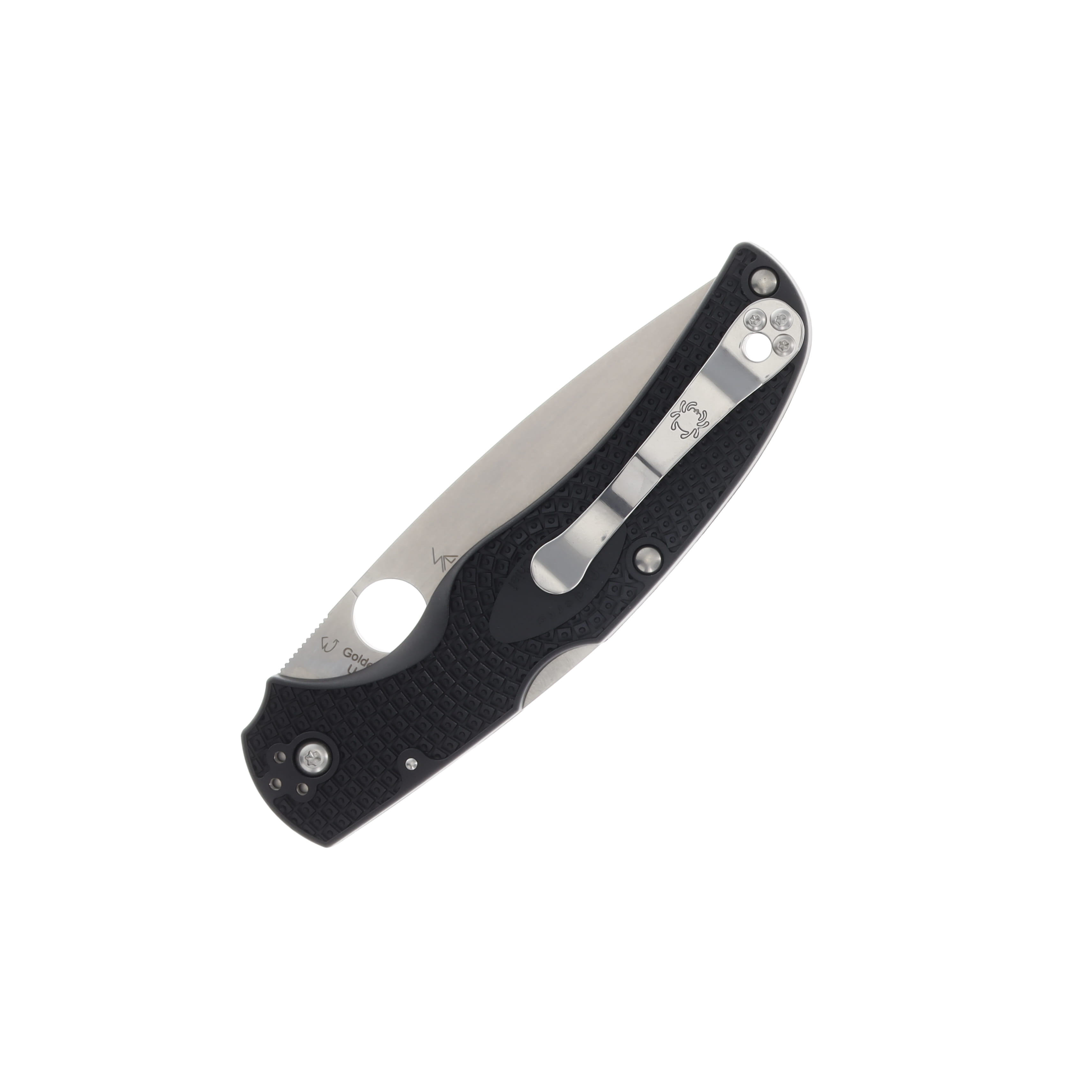 Spyderco Native Chief Lightweight 4.02in Partially Serrated Satin Leaf SPC244PSBK View 2