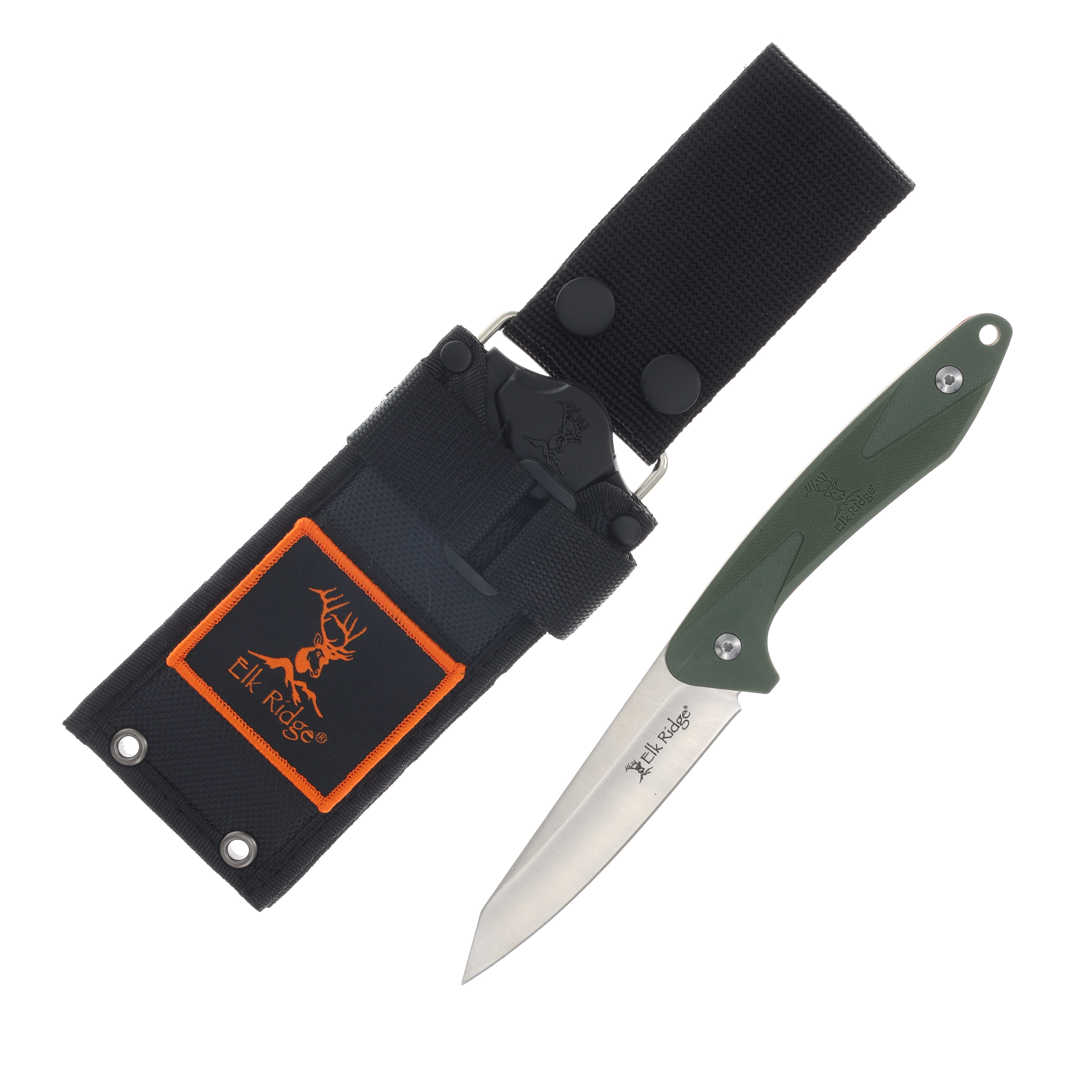Elk Ridge Hinterland Fixed Blade Knife (Green G-10) MCERHLFIX001 View 1