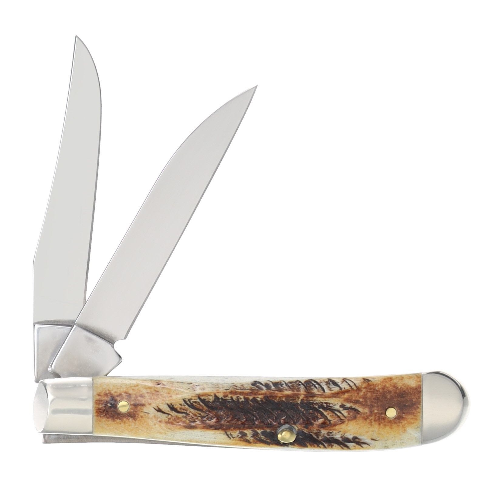 Case XX 6.5 BoneStag World's Greatest Dad Mini Trapper Folding Knife CA65305WGD View 2