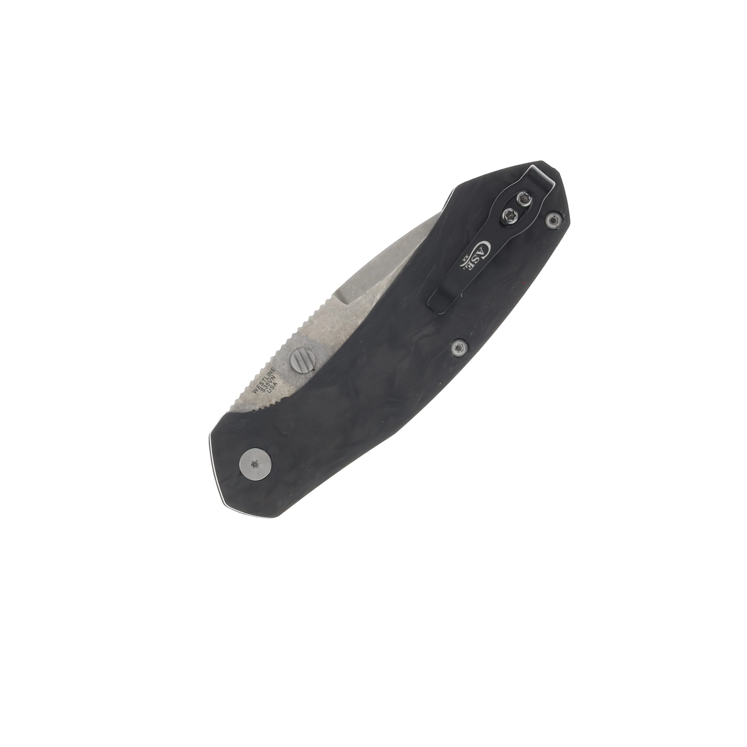 Case Westline Spring-Assisted Linerlock Folding Knife (Marbled Carbon Fiber) CA36554 View 3