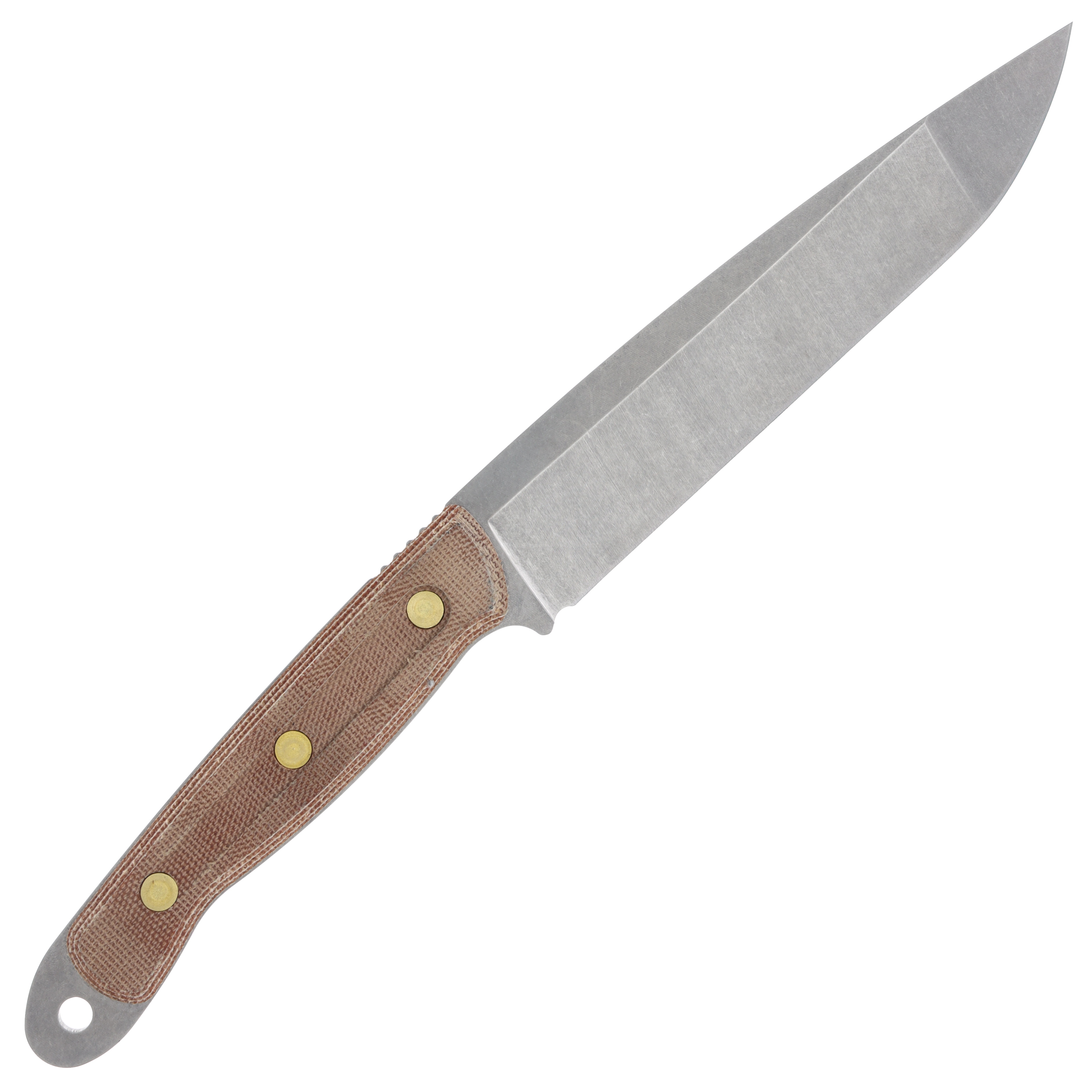 Case XX Roland Welker RW100 Hunter Fixed Blade Knife Smooth Natural Micarta CA50628 View 4