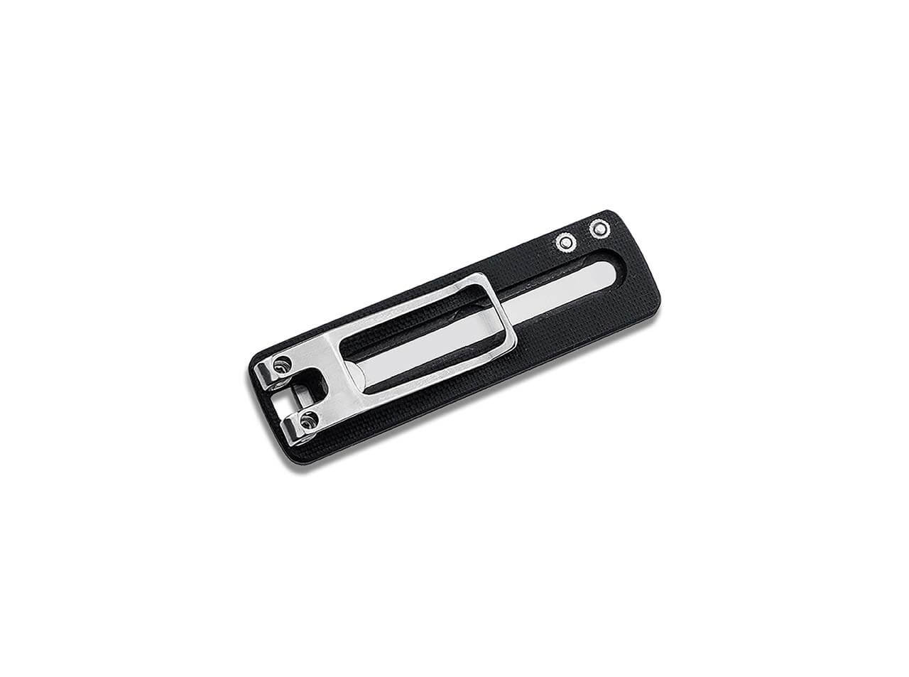 Boker Plus S Rail Folding Knife 2.01in Plain Edge G10 Cleaver Satin Blade BK01BO556 View 3