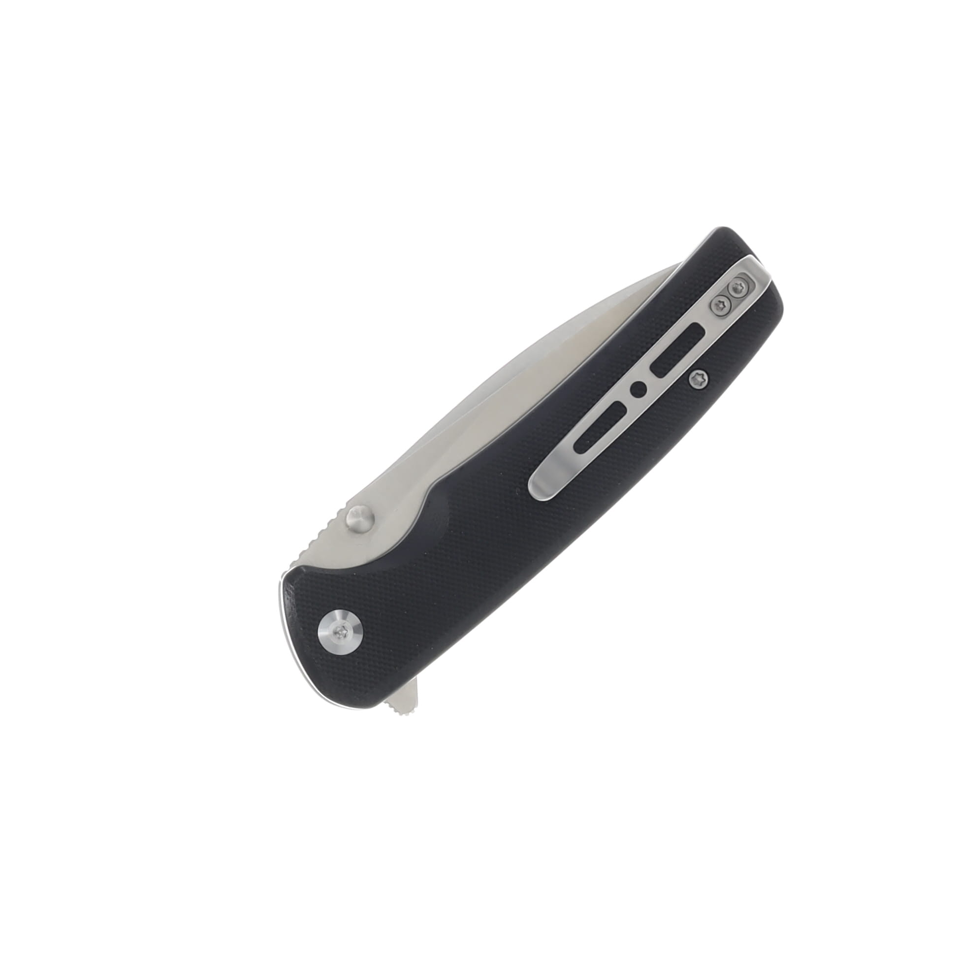 SENCUT Sachse Folding Knife 3.47 Inch Plain Satin Drop Point S21007-5 View 2