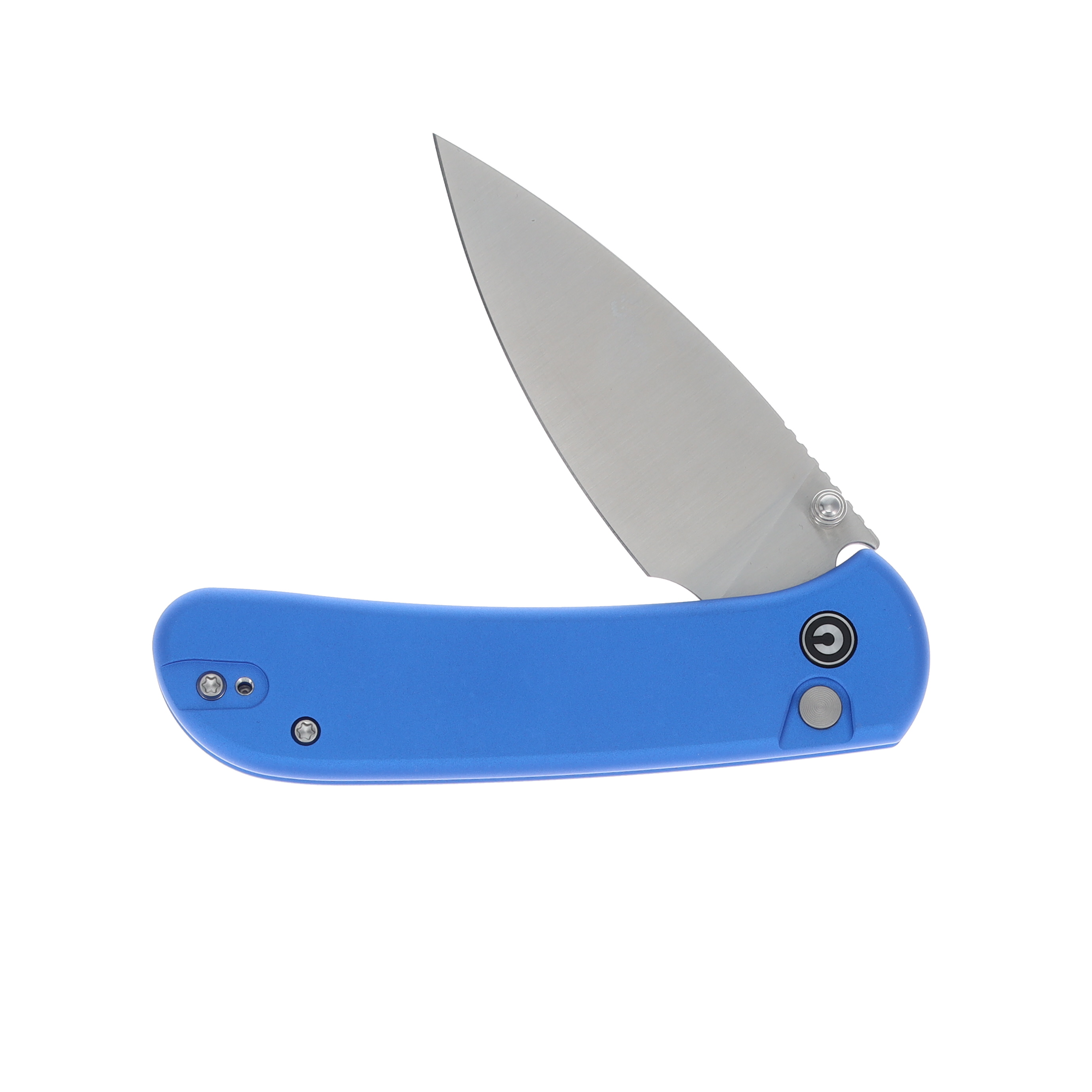 CIVIVI Qubit Folding Knife Blue 2.98 Inch Plain Satin Drop Point C22030E-3 View 3