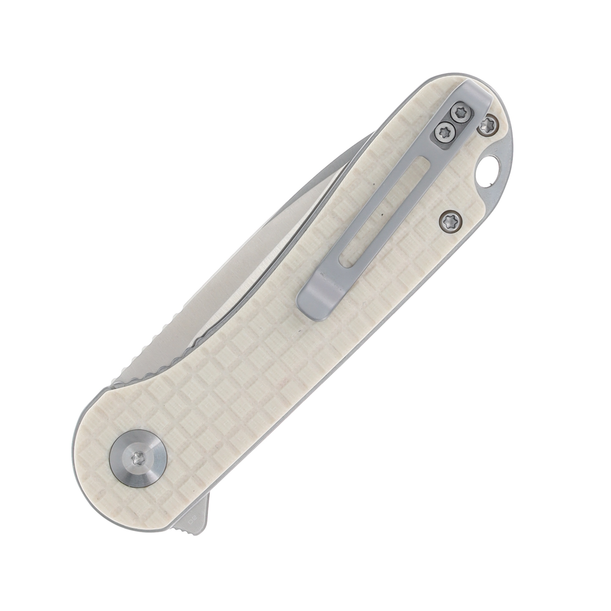 CIVIVI Elementum Linerlock Folding Knife Frag-Patterned Ivory G-10 C907A-3 View 6