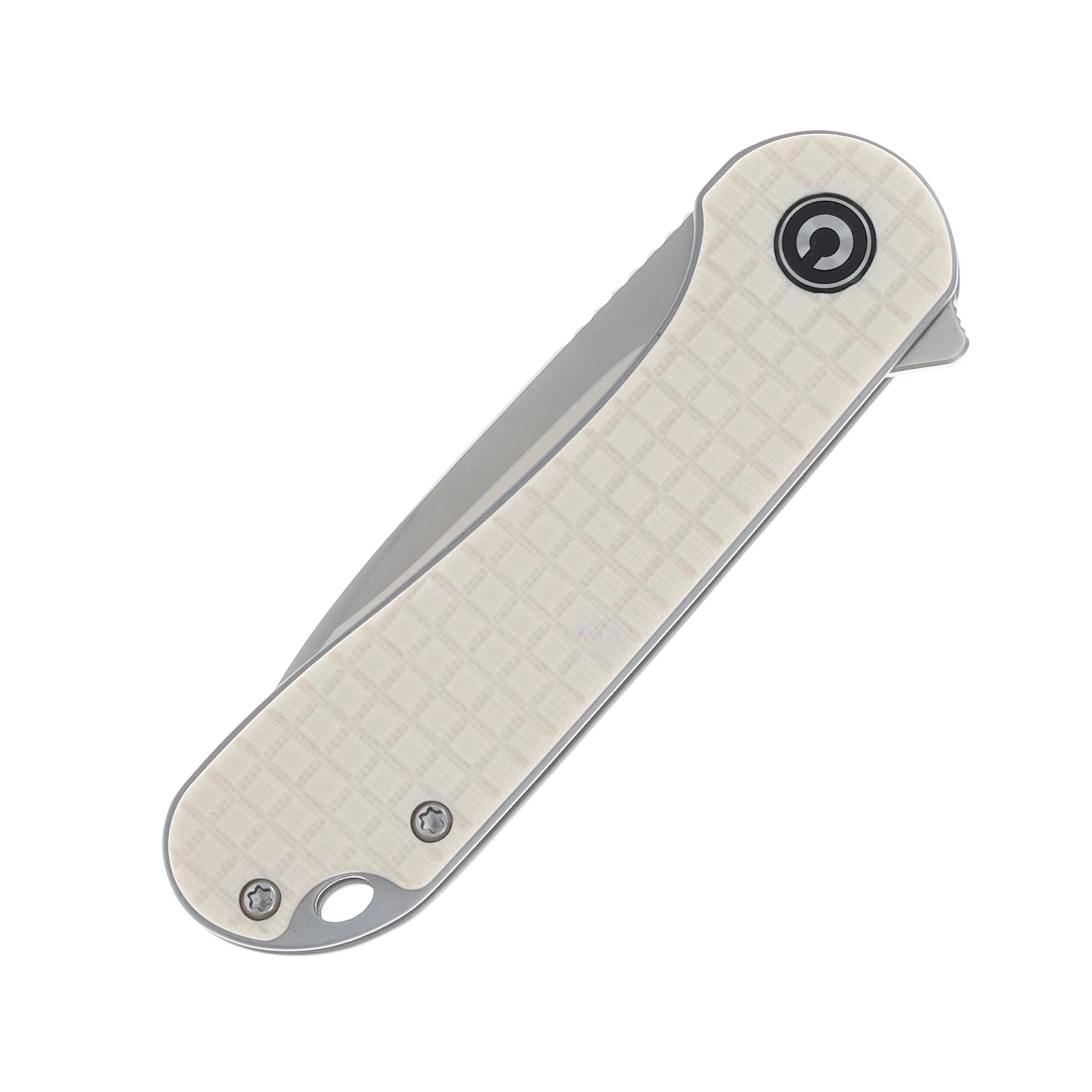 CIVIVI Elementum Linerlock Folding Knife Frag-Patterned Ivory G-10 C907A-3 View 5