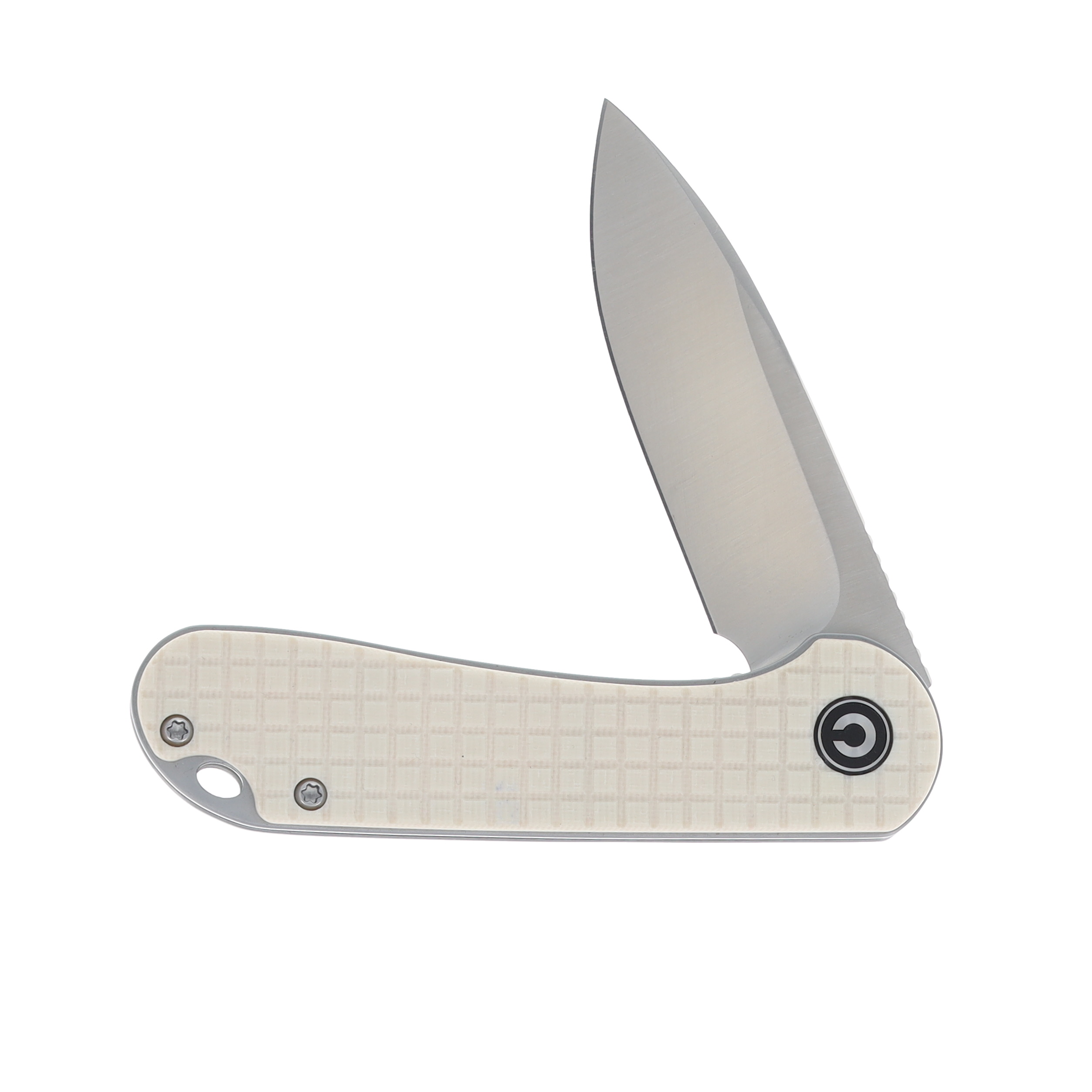 CIVIVI Elementum Linerlock Folding Knife Frag-Patterned Ivory G-10 C907A-3 View 3