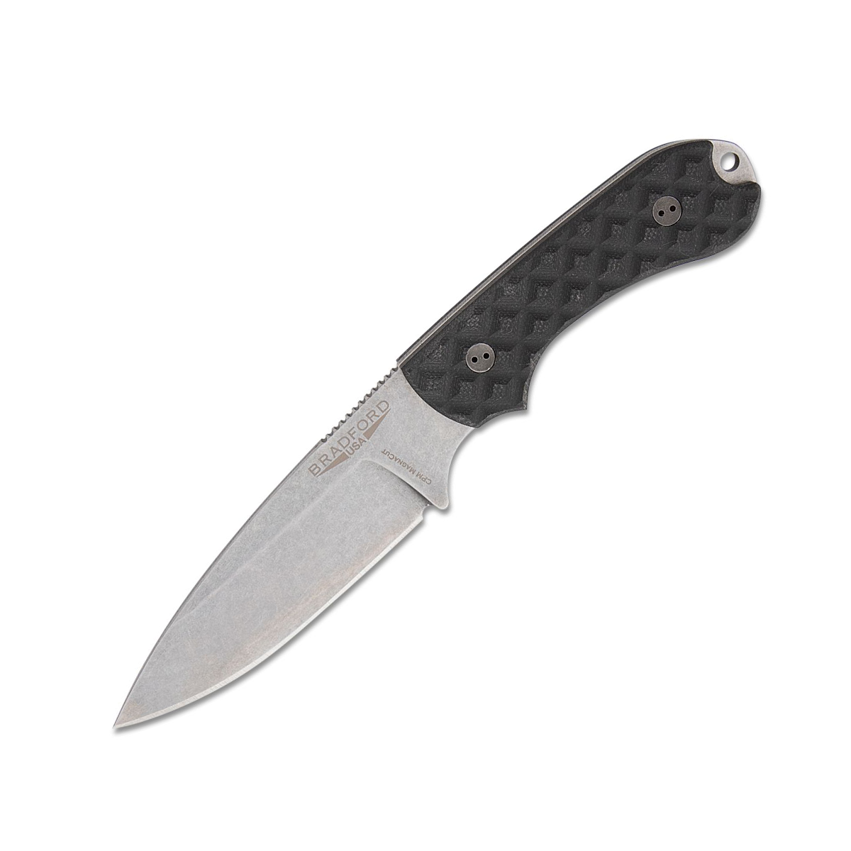 Bradford Guardian 3.2 Fixed Knife 3.5in Plain Stonewash Drop Point BRAD2626 View 2