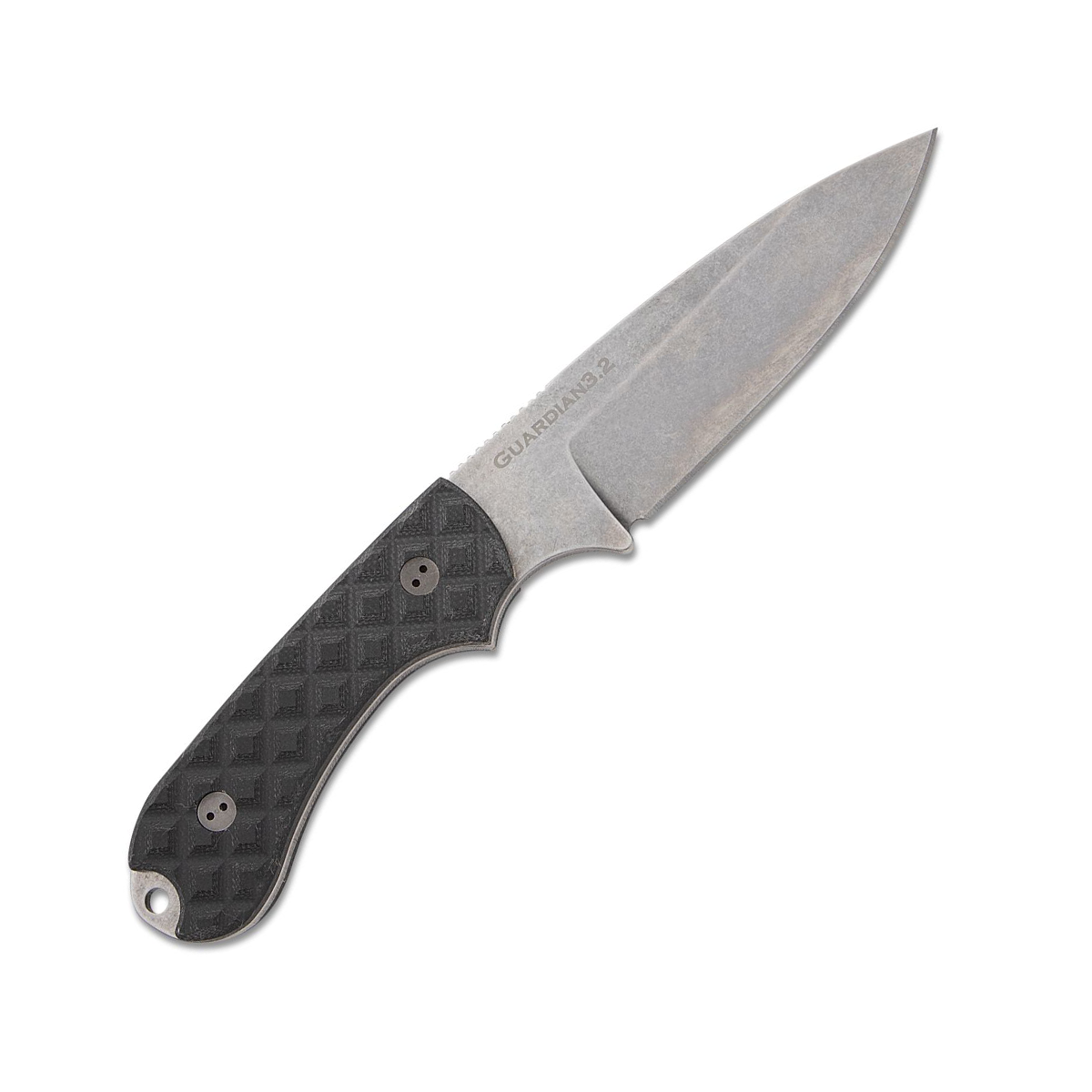 Bradford Guardian 3.2 Fixed Knife 3.5in Plain Stonewash Drop Point BRAD2626 View 3