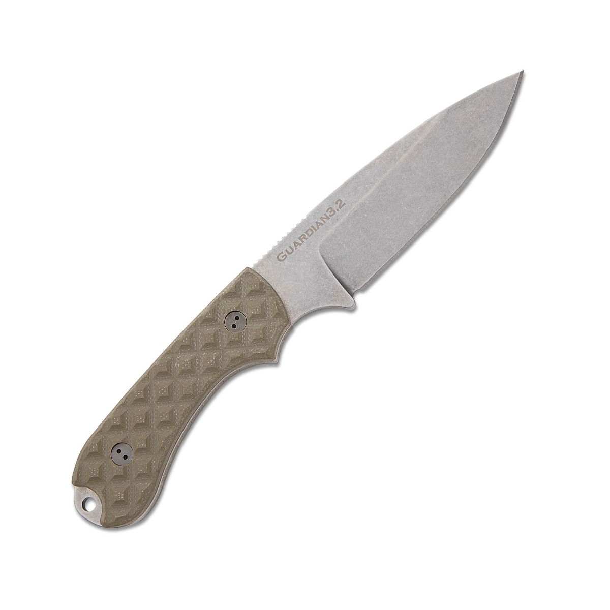 Bradford Guardian 3.2 OD Green 3.5in Plain Stonewash Drop Point BRAD2627 View 3