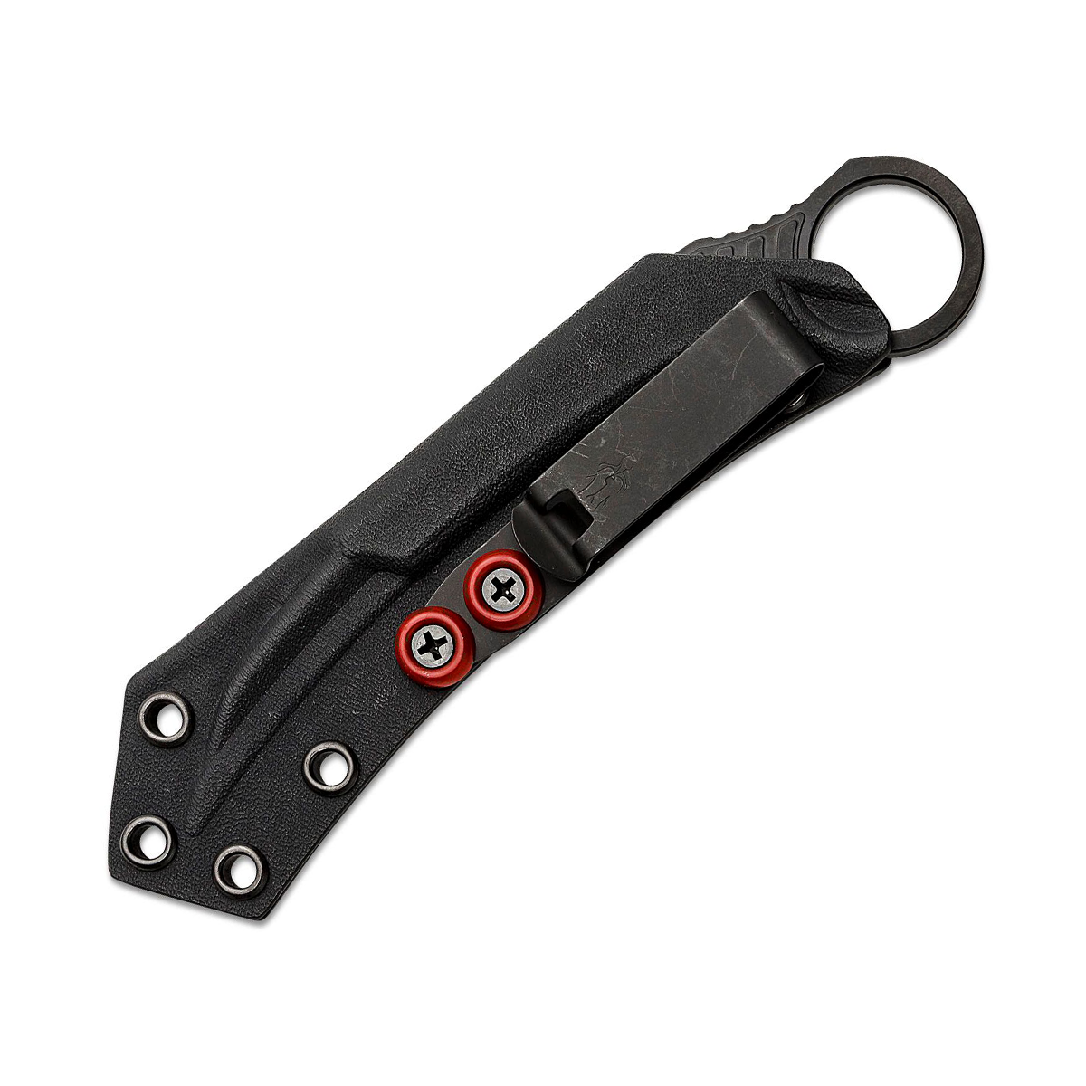 Microtech Feather Signature Series Karambit DLC Fixed Blade Knife MT2151DLCS View 3