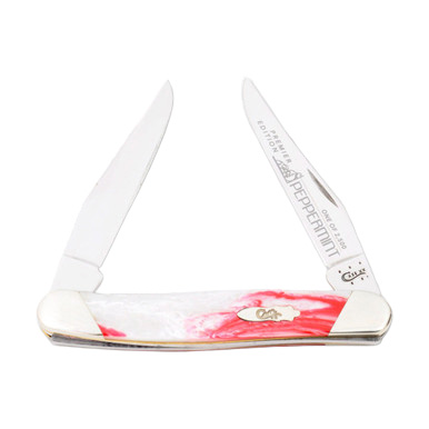 Case XX Slant Bolster Peppermint Corelon Muskrat Folding Knife View 1