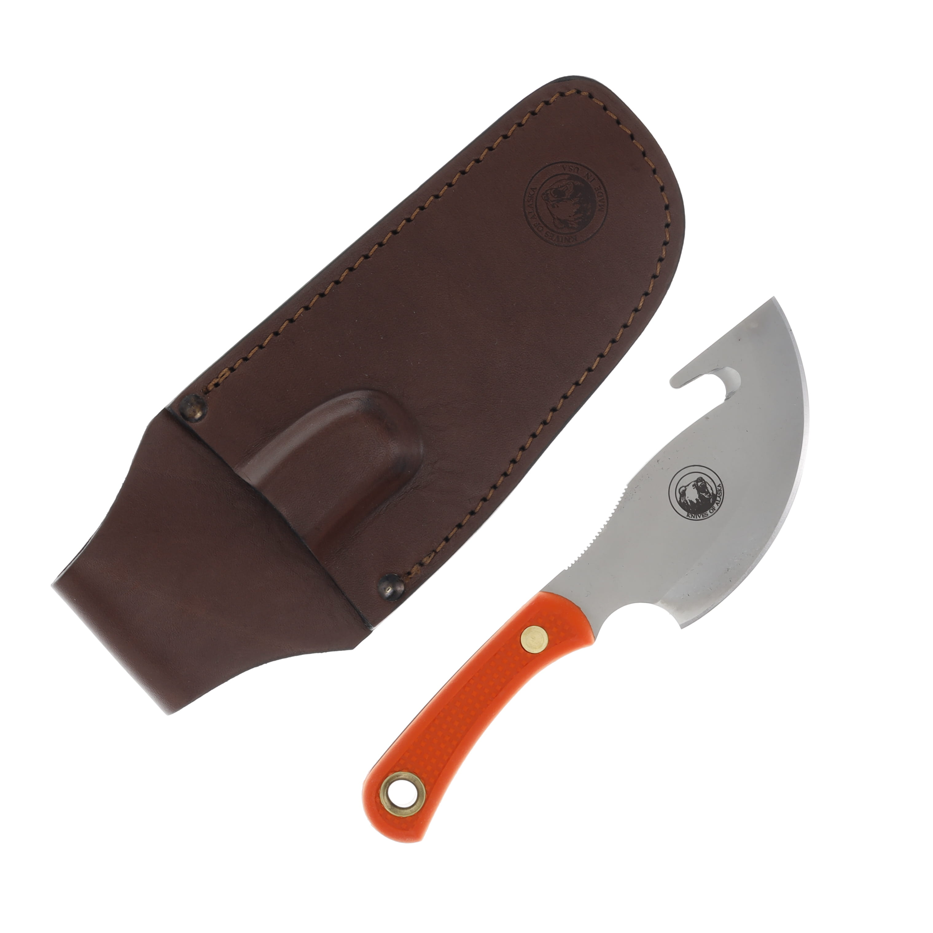 Knives of Alaska Caribou Orange Suregrip KOA00017FG View 2