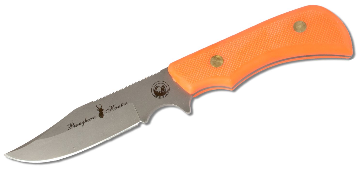 Knives of Alaska Proghorn Hunter Orange Suregrip Handle KOA00176FG View 1