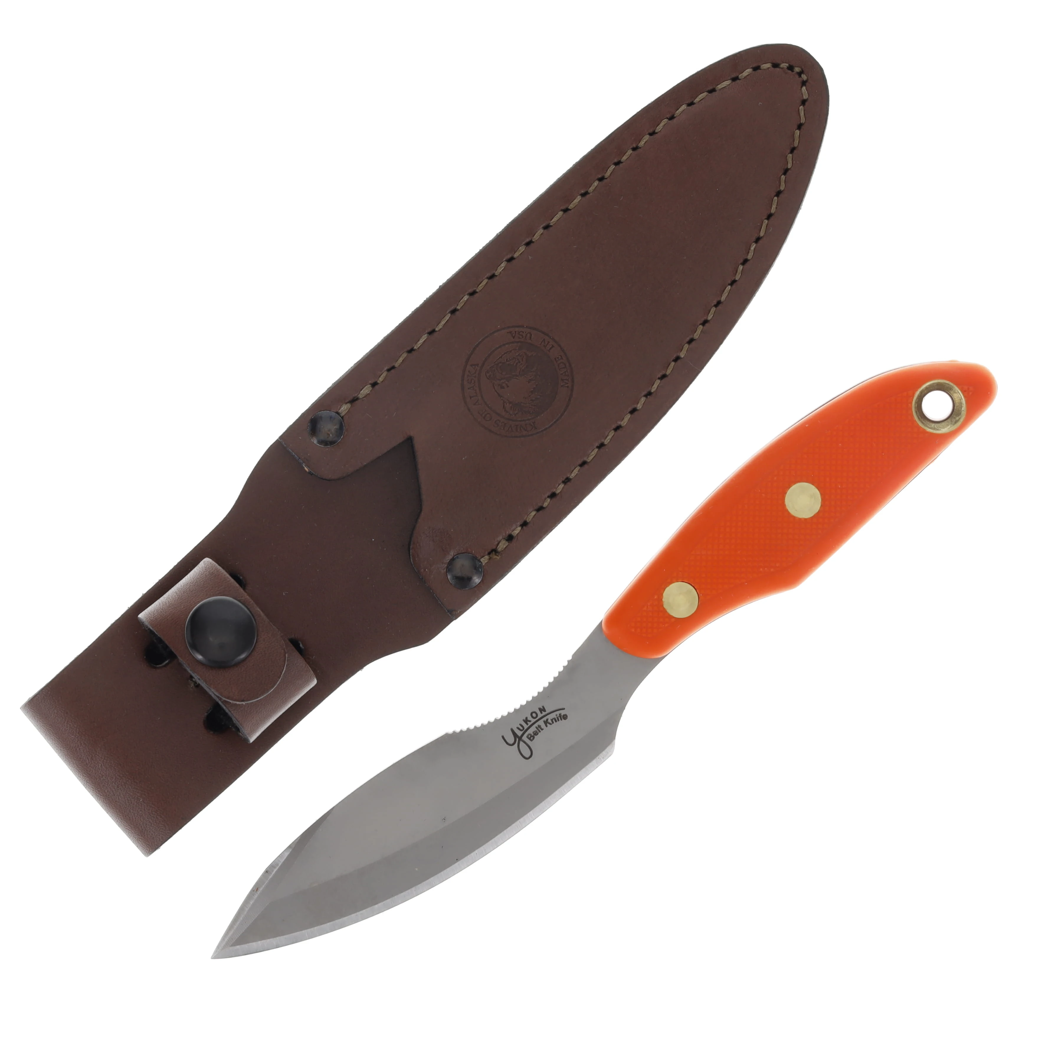 Knives of Alaska Yukon #1 Suregrip Orange KOA00822FG View 1