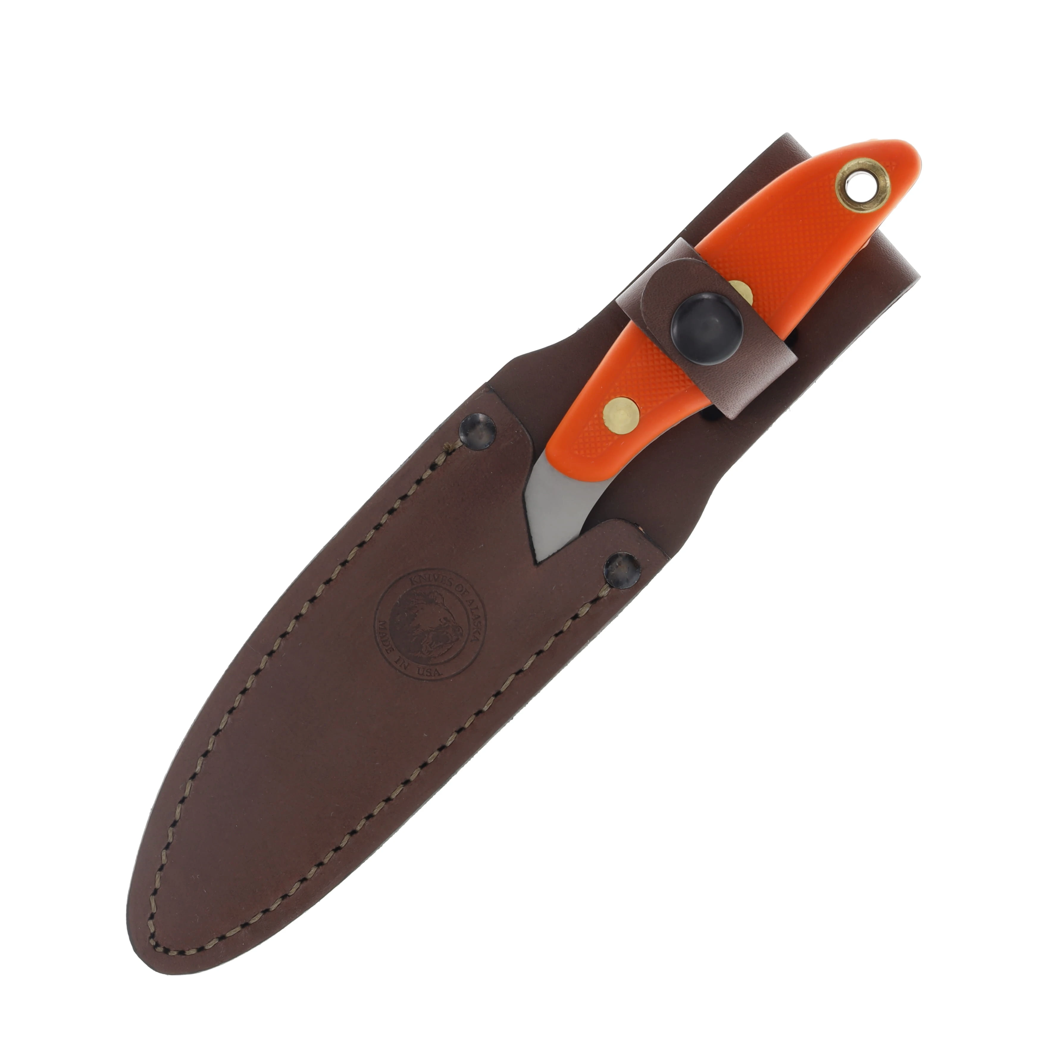 Knives of Alaska Yukon #1 Suregrip Orange KOA00822FG View 4