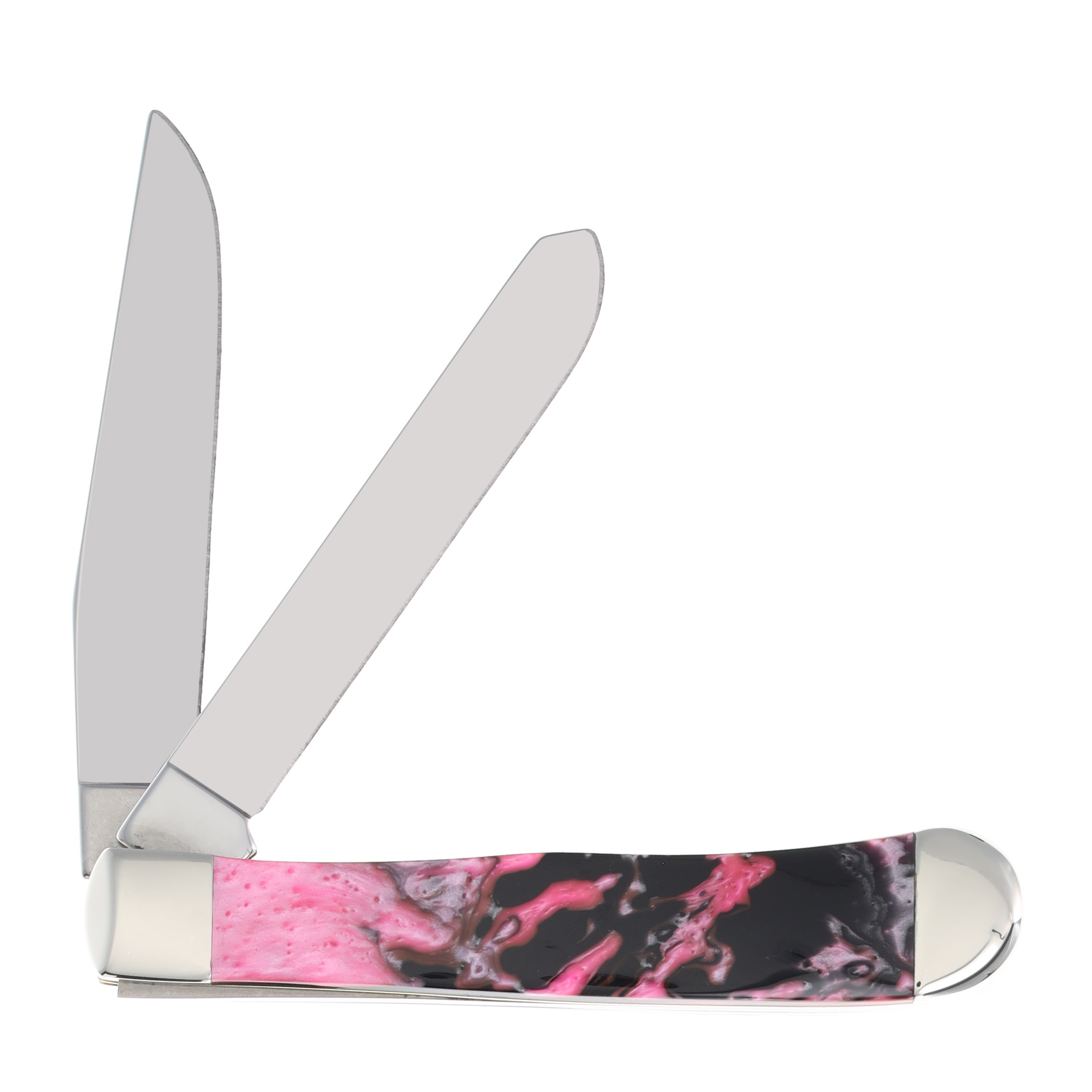 Case Black Salmon Corelon Trapper Folding Knife CA6073BLS View 2
