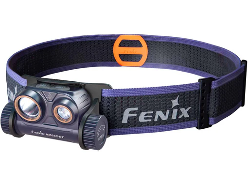 Fenix HM65R-DT Rechargeable Headlamp Purple 1500 Lumens FENHM65RDTPR View 1