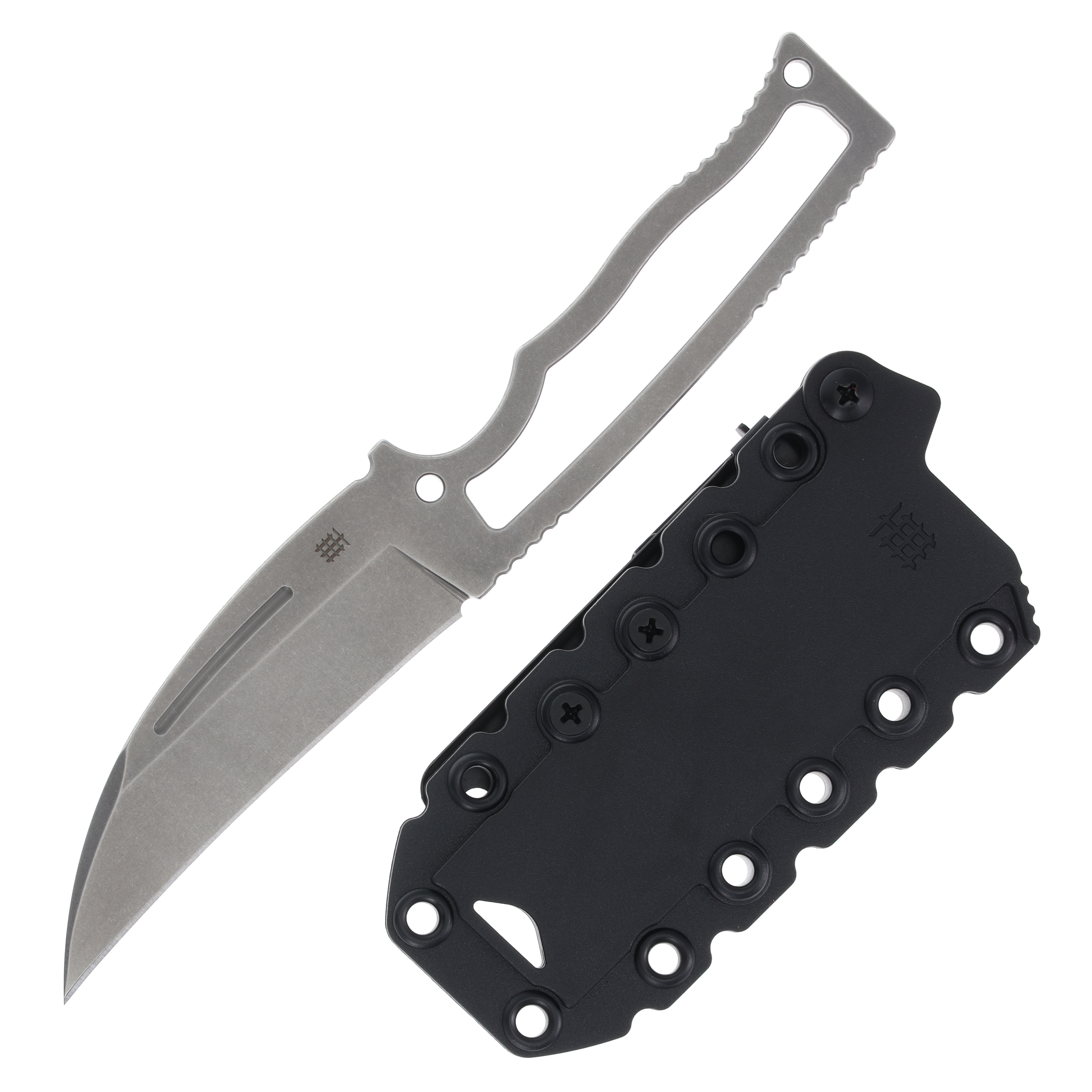 HalfBreed Compact Field Knife Pikal Fixed Blade Stonewash CFK02STN View 1