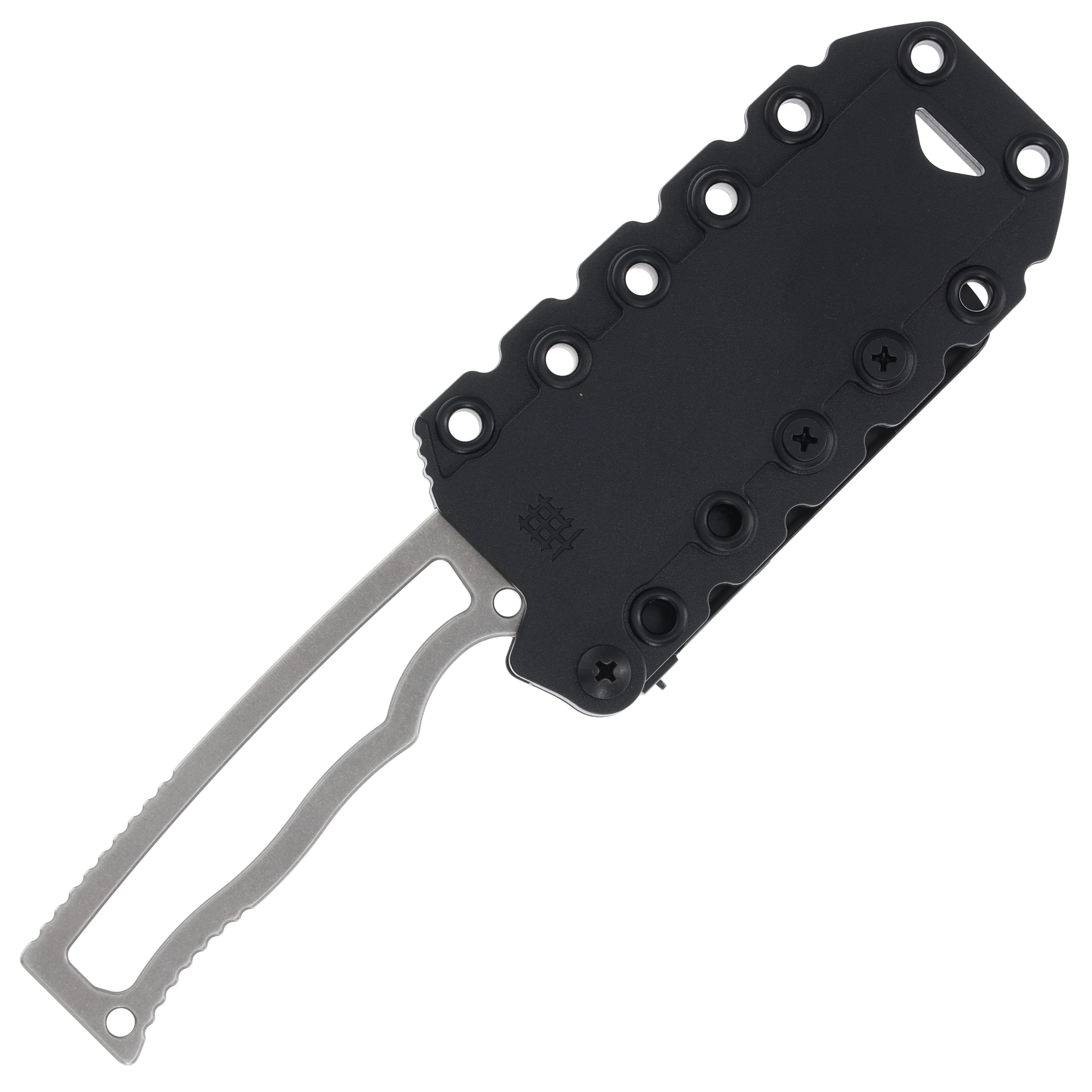 HalfBreed Blades Compact Field Knife Fixed 4.01in N690 SW Tanto Blade CFK03STN View 5