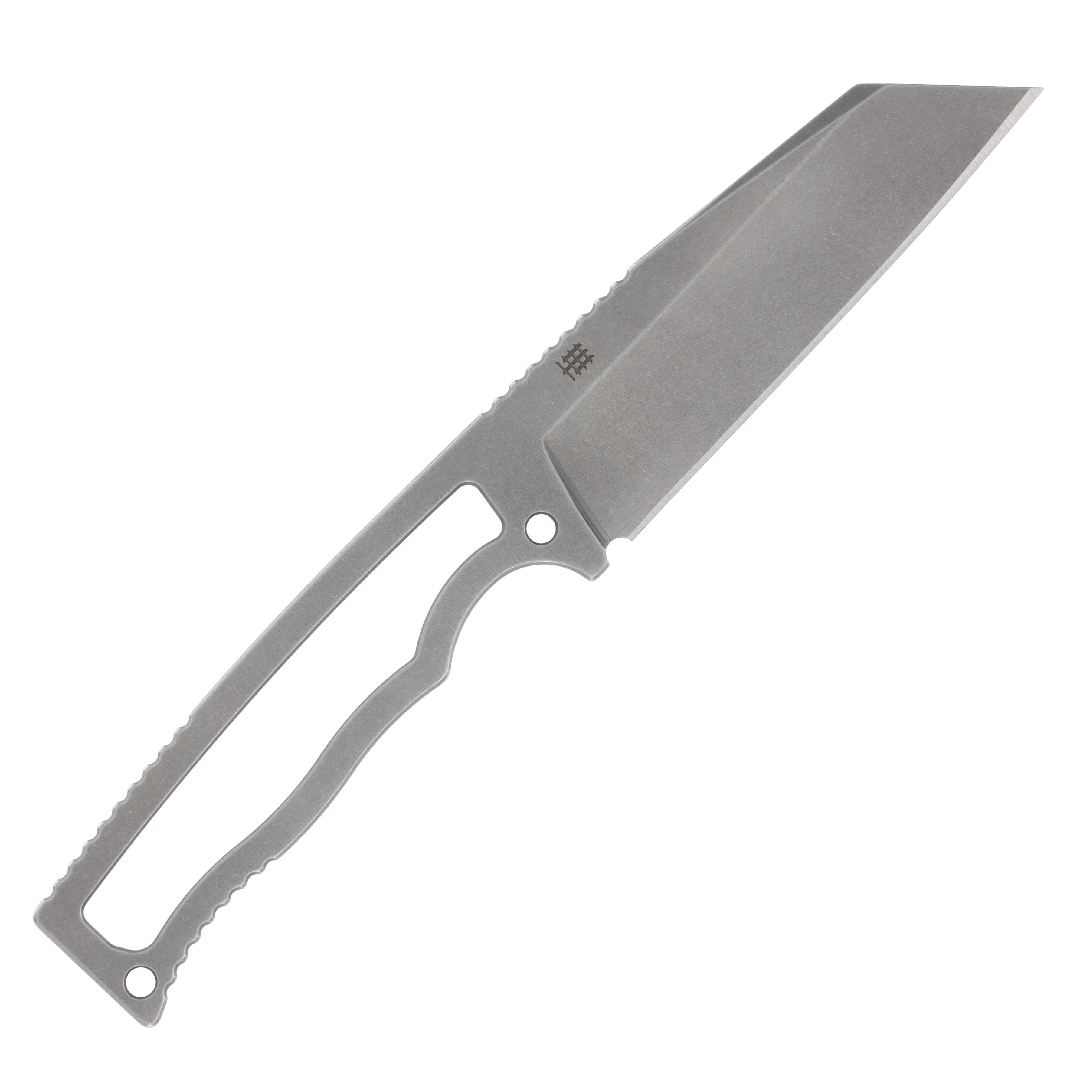HalfBreed Blades Compact Field Knife Fixed 4.01in N690 Stonewash Blade CFK04STN View 4