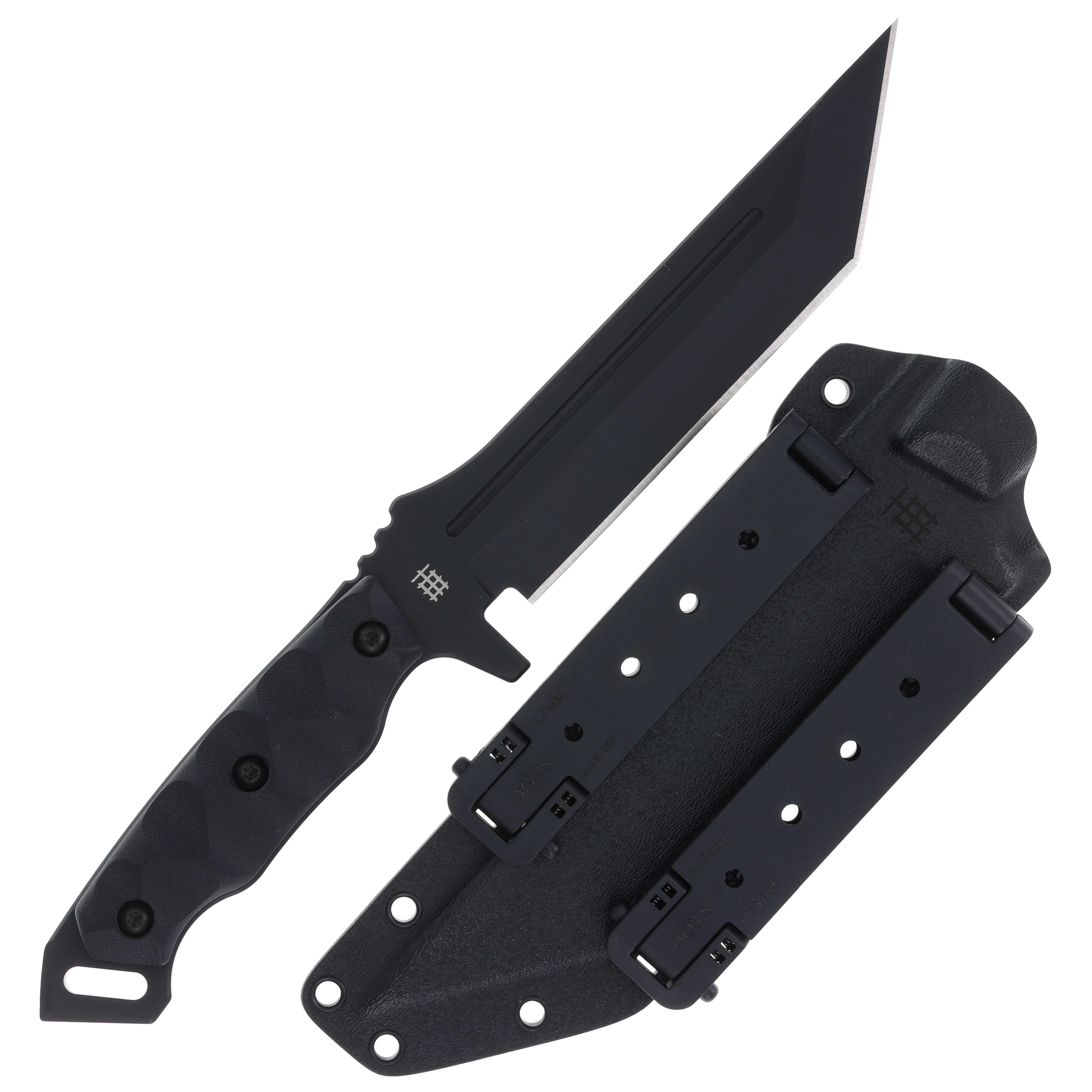 Halfbreed Blades Medium Infantry Knife Fixed Blade Knife 6.69in Plain G10 MIK05PBLKK340 View 2