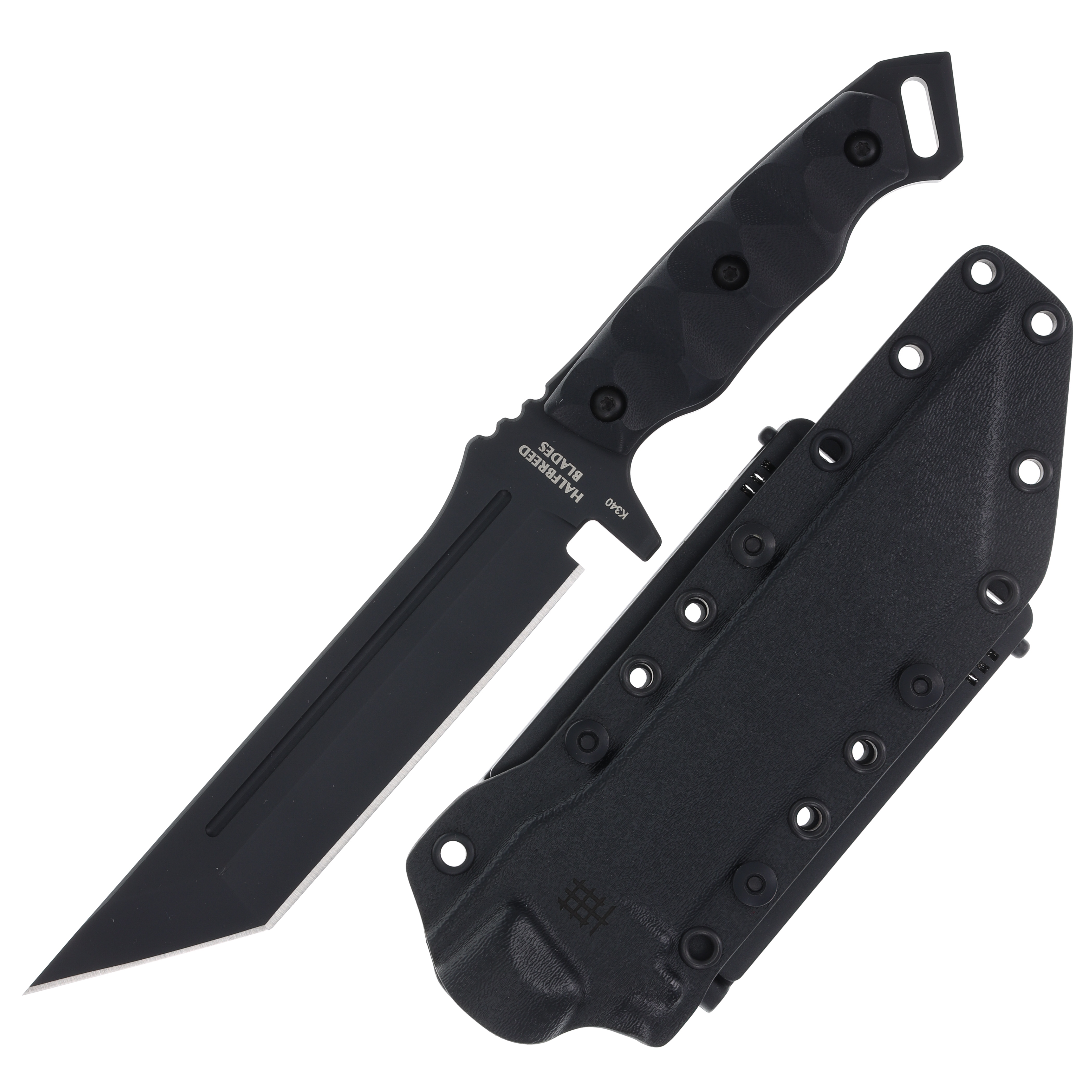 Halfbreed Blades Medium Infantry Knife Fixed Blade Knife 6.69in Plain G10 MIK05PBLKK340 View 1