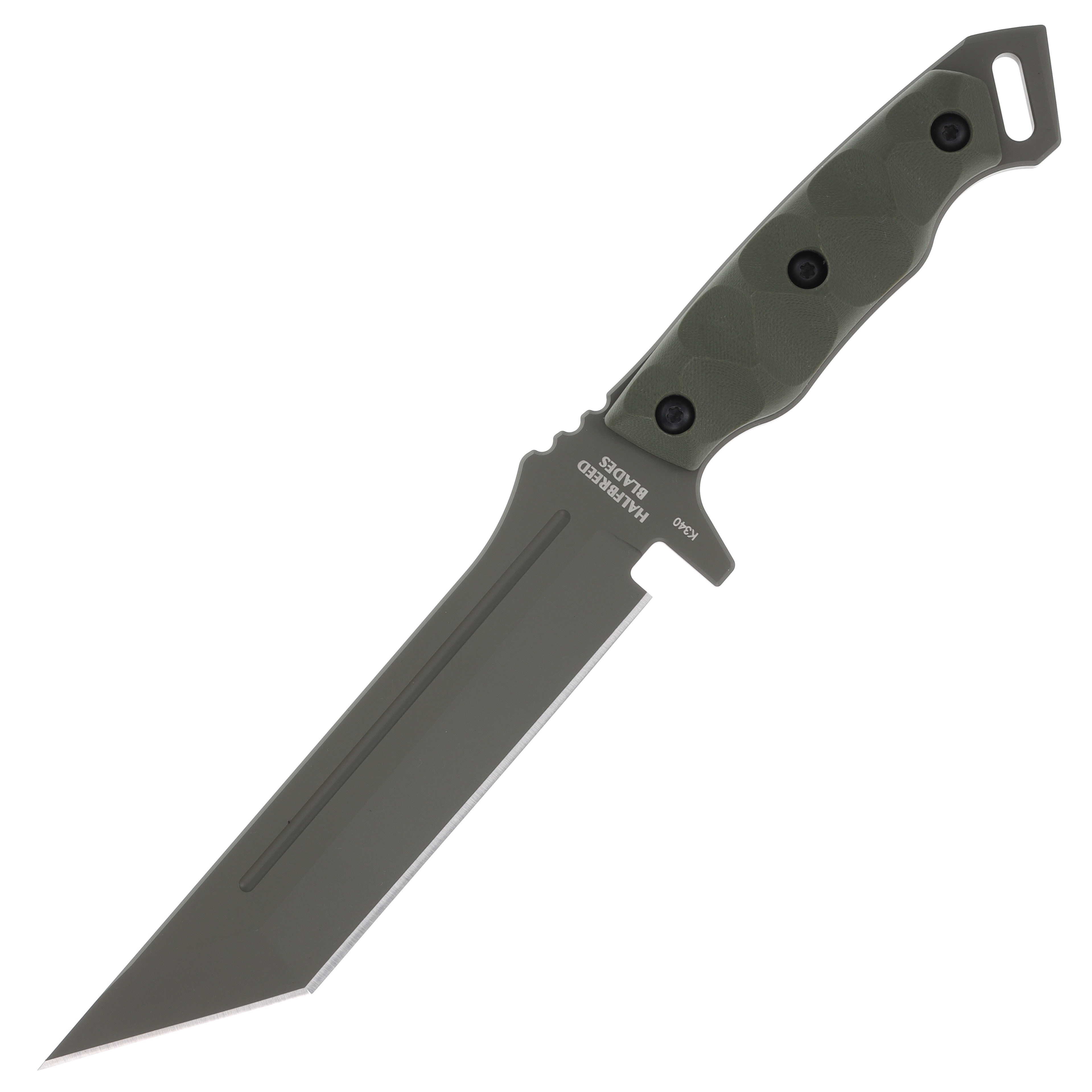 Halfbreed MIK-05P Medium Infantry Fixed Blade Knife K340 Ranger Green MIK05PODK340 View 3