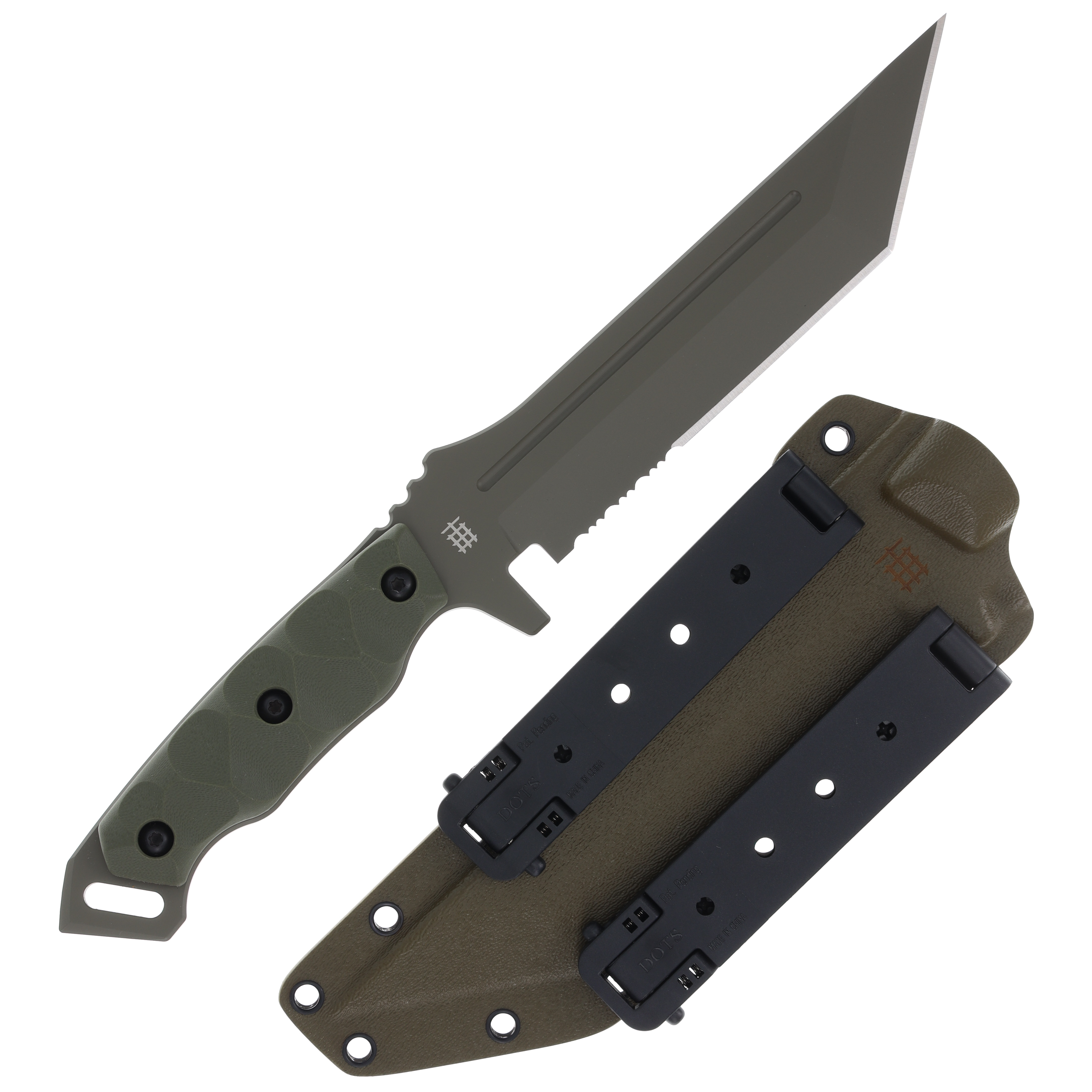 Halfbreed Medium Infantry Knife Ranger Green 6.69in PS Ranger Green Tanto MIK05PSODK340 View 2
