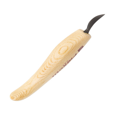 Flexcut Right-Handed Hook Knife Ash Carbon Steel View 2