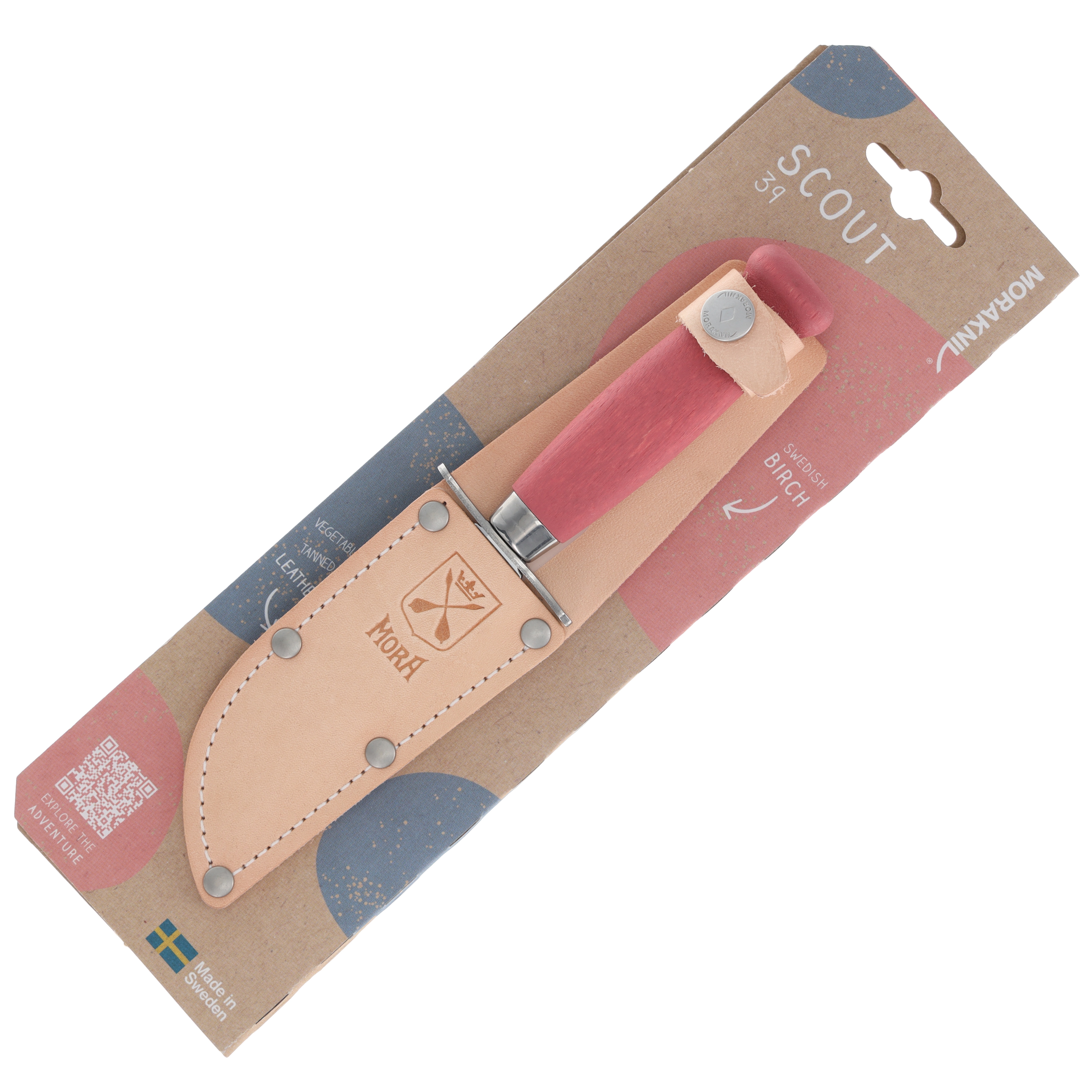 Morakniv Scout 39 Fixed Blade Knife (Birch Wood Lingonberry) FS13973 View 9