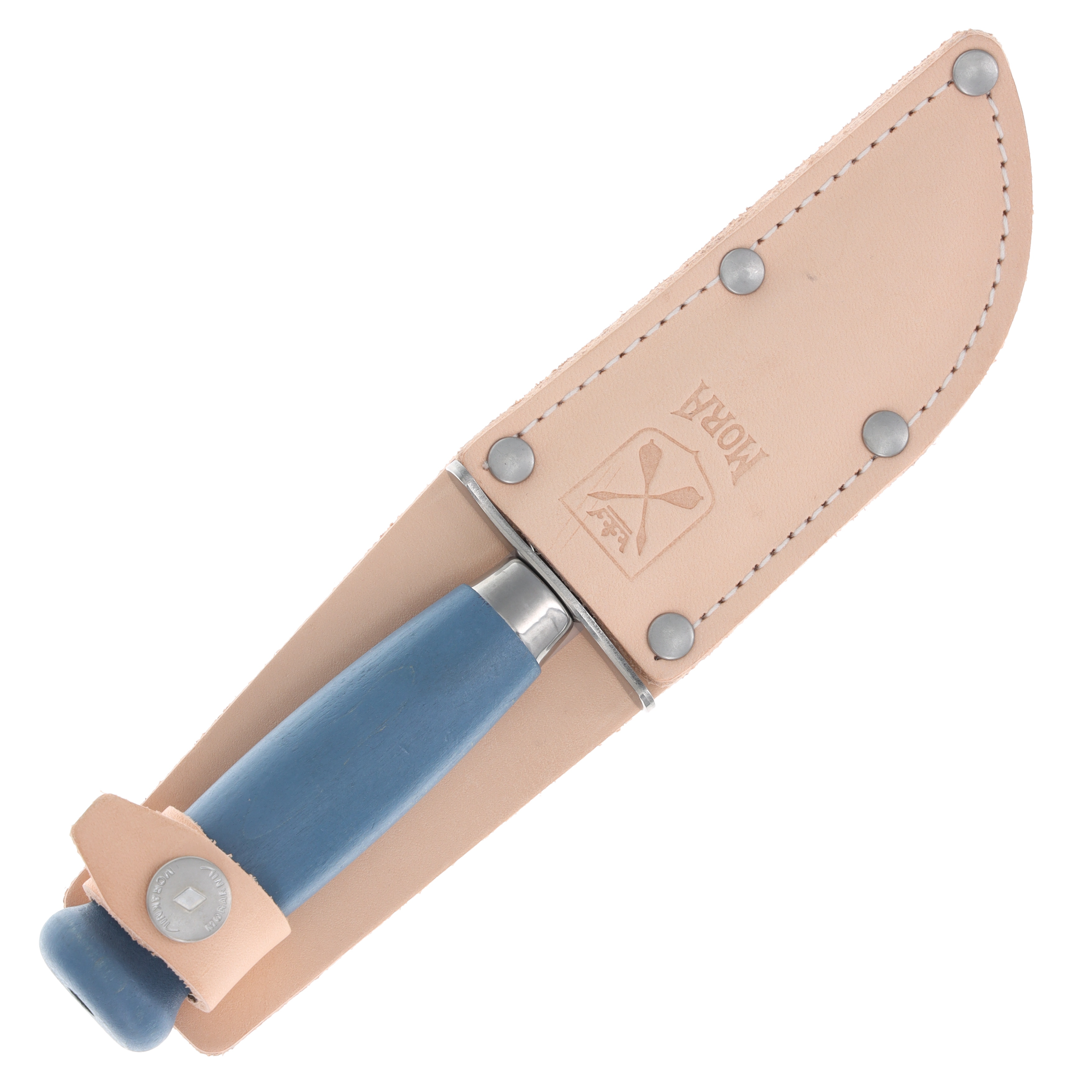 Morakniv Scout 39 Fixed Blade Blueberry 3.4in Plain Satin Drop Point FS13974 View 5