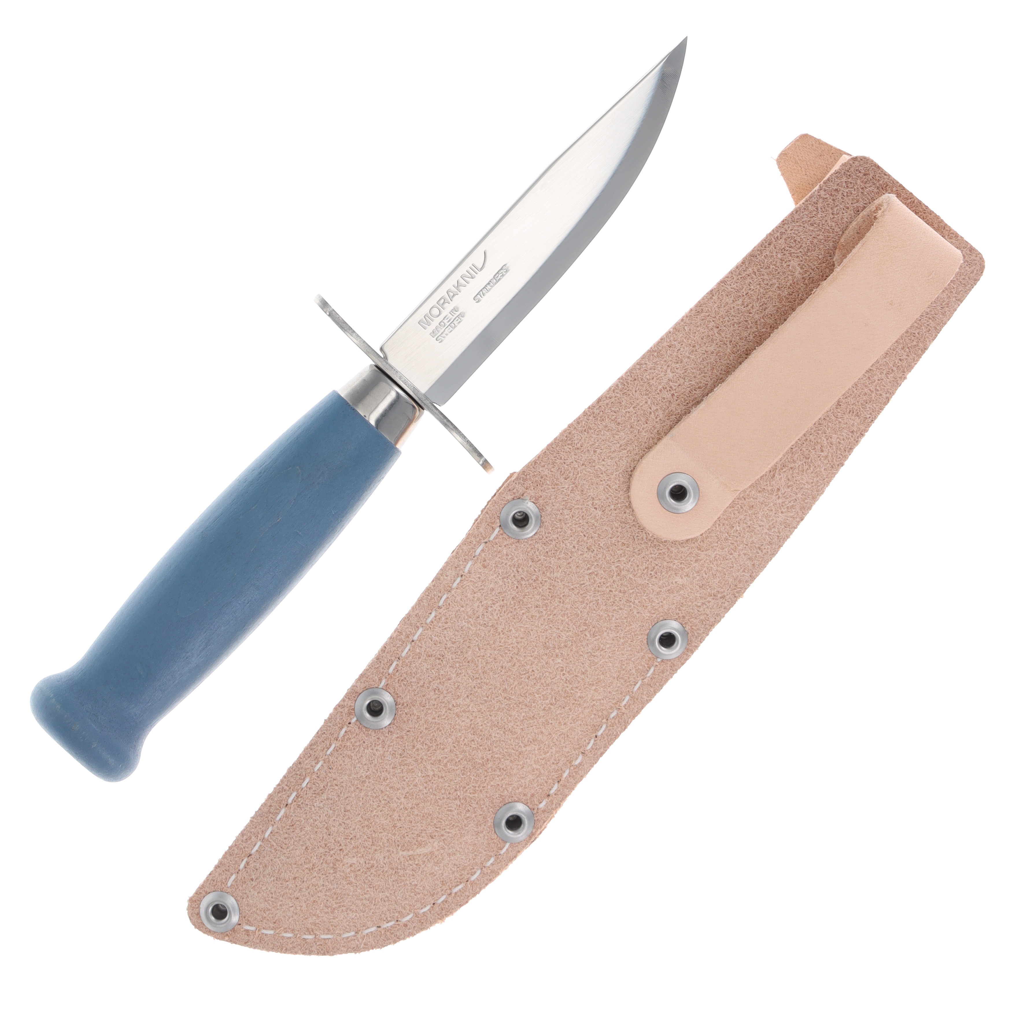 Morakniv Scout 39 Fixed Blade Blueberry 3.4in Plain Satin Drop Point FS13974 View 2