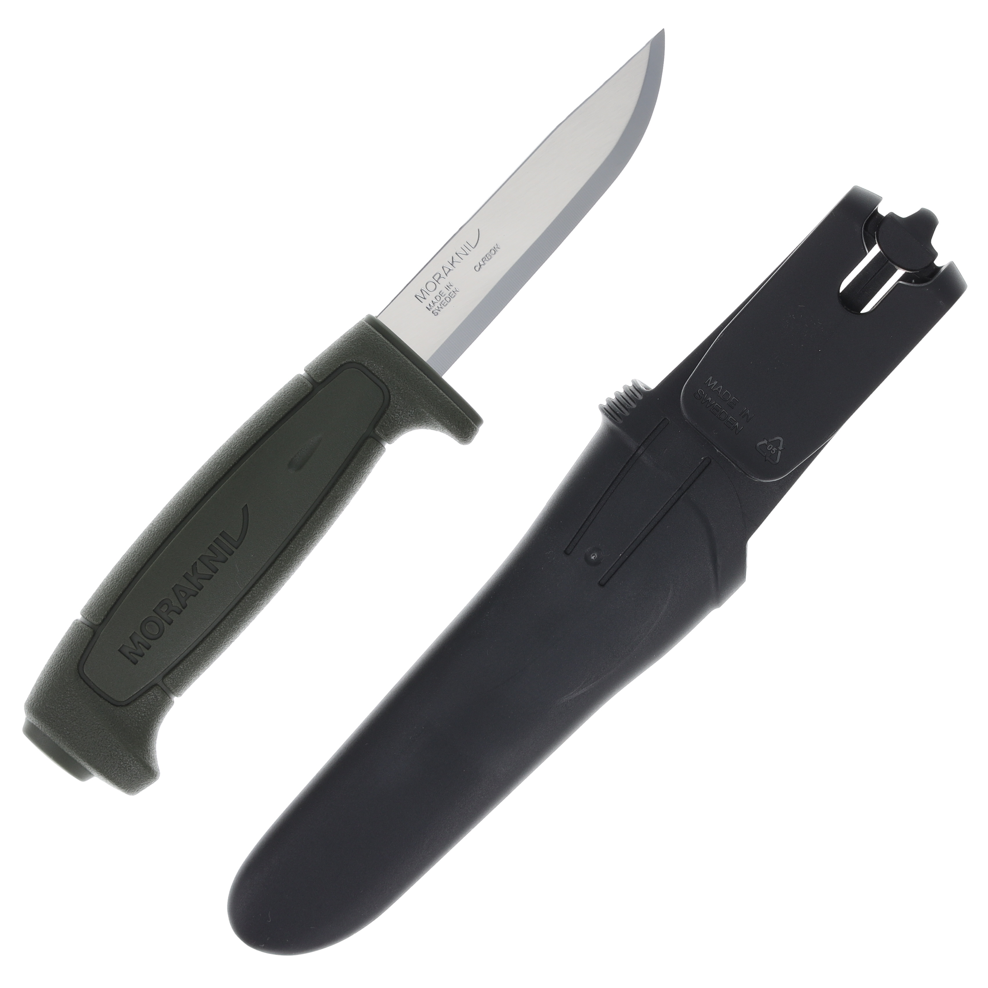 Morakniv Basic 511 Fixed Blade Knife (Military Green Polymer) FS12809 View 2